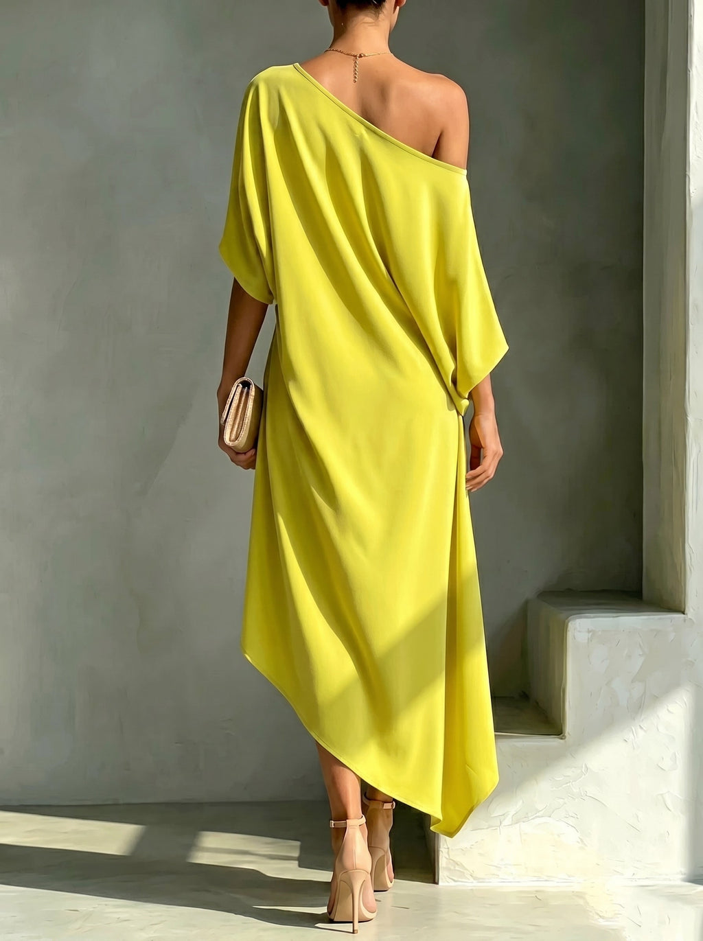 Camila™ - Vestido Asimétrico Elegante Midi