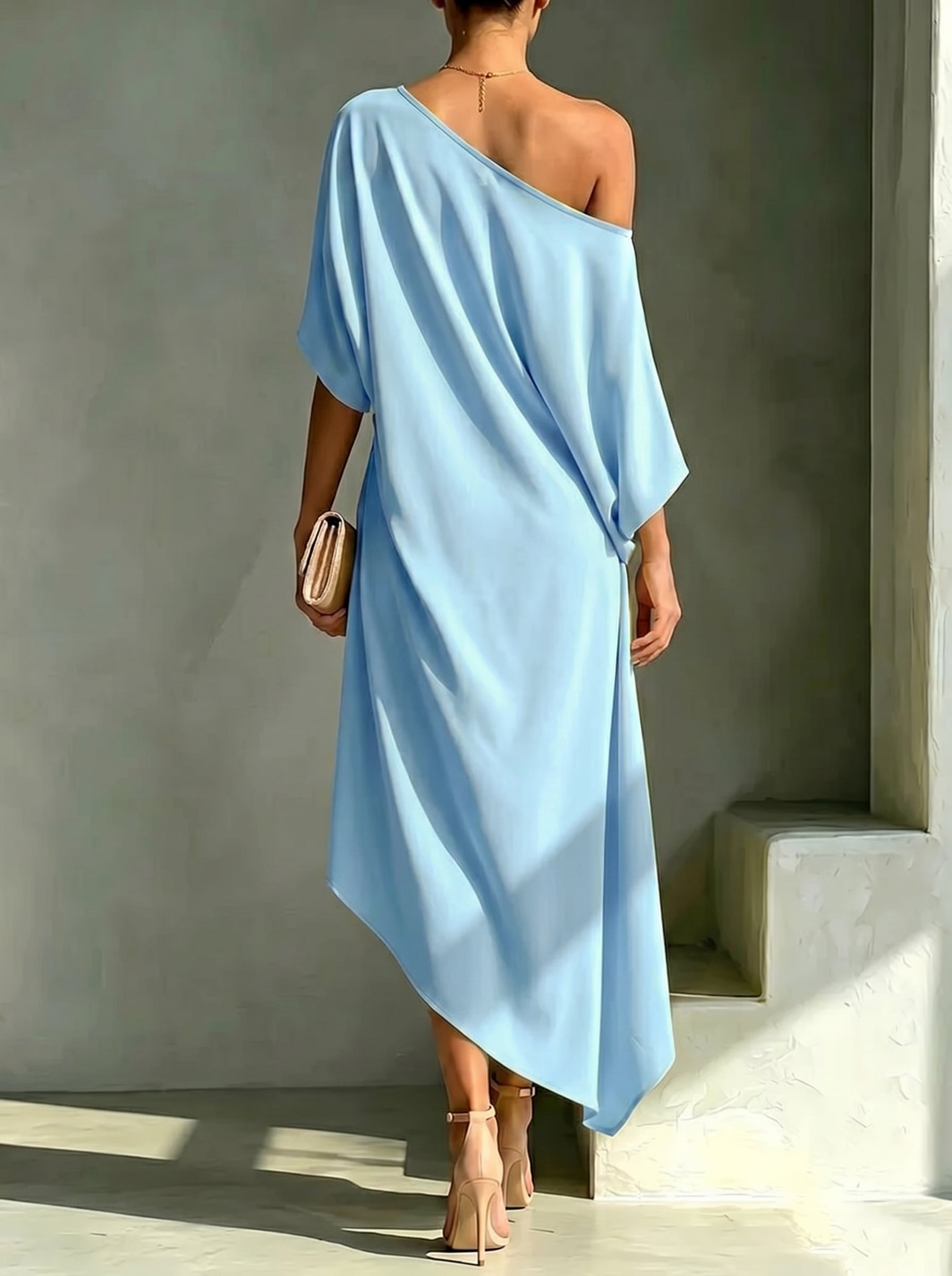 Camila™ - Vestido Asimétrico Elegante Midi