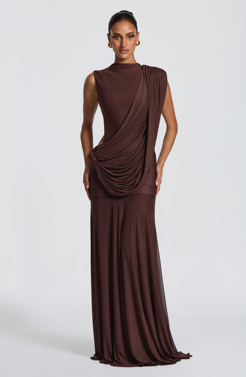 Mireya™ - Vestido Largo de Malla