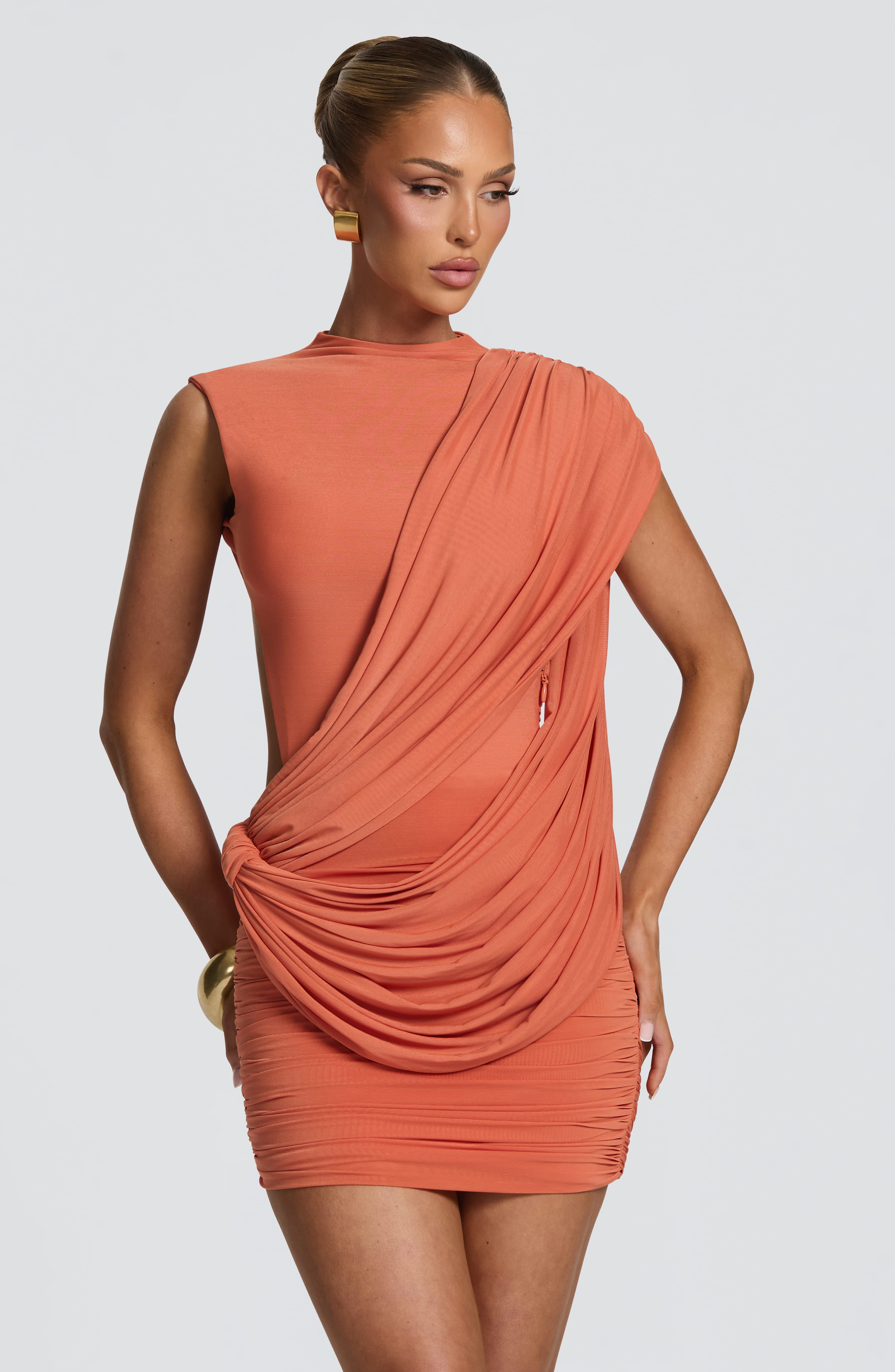 Mireya™ - Vestido Corto de Malla