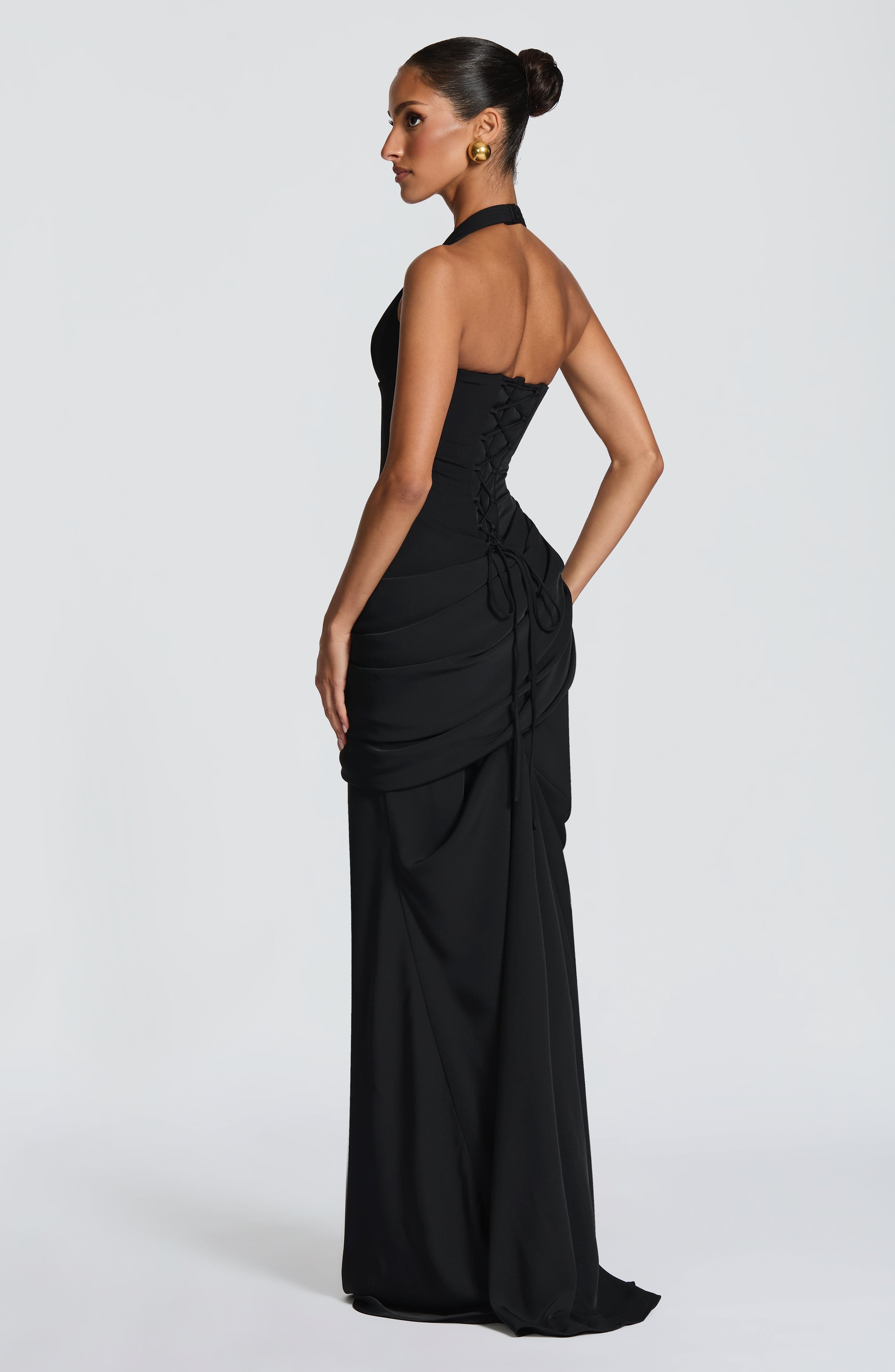Noelia™ - Vestido Largo de Crepé