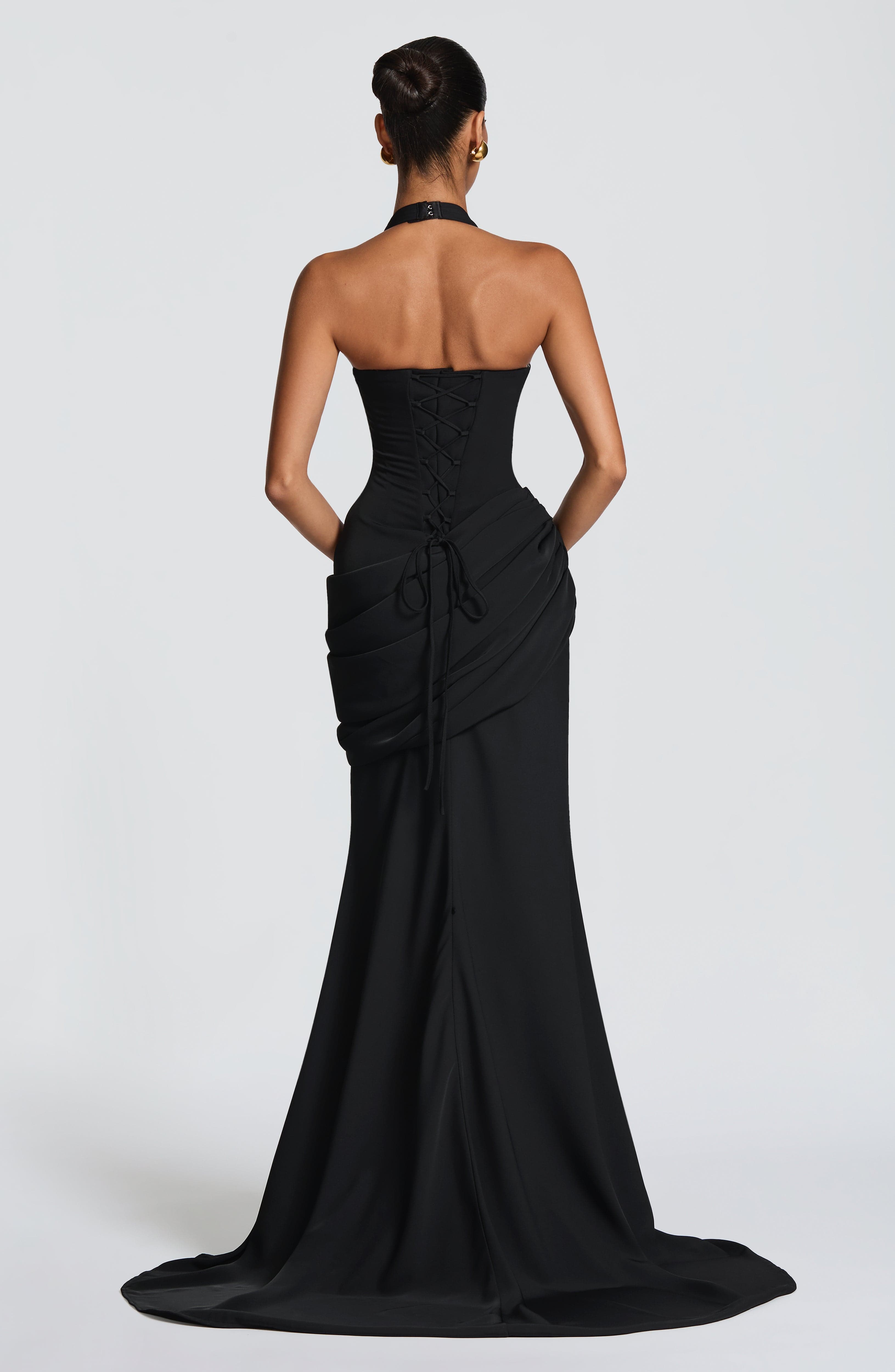 Noelia™ - Vestido Largo de Crepé
