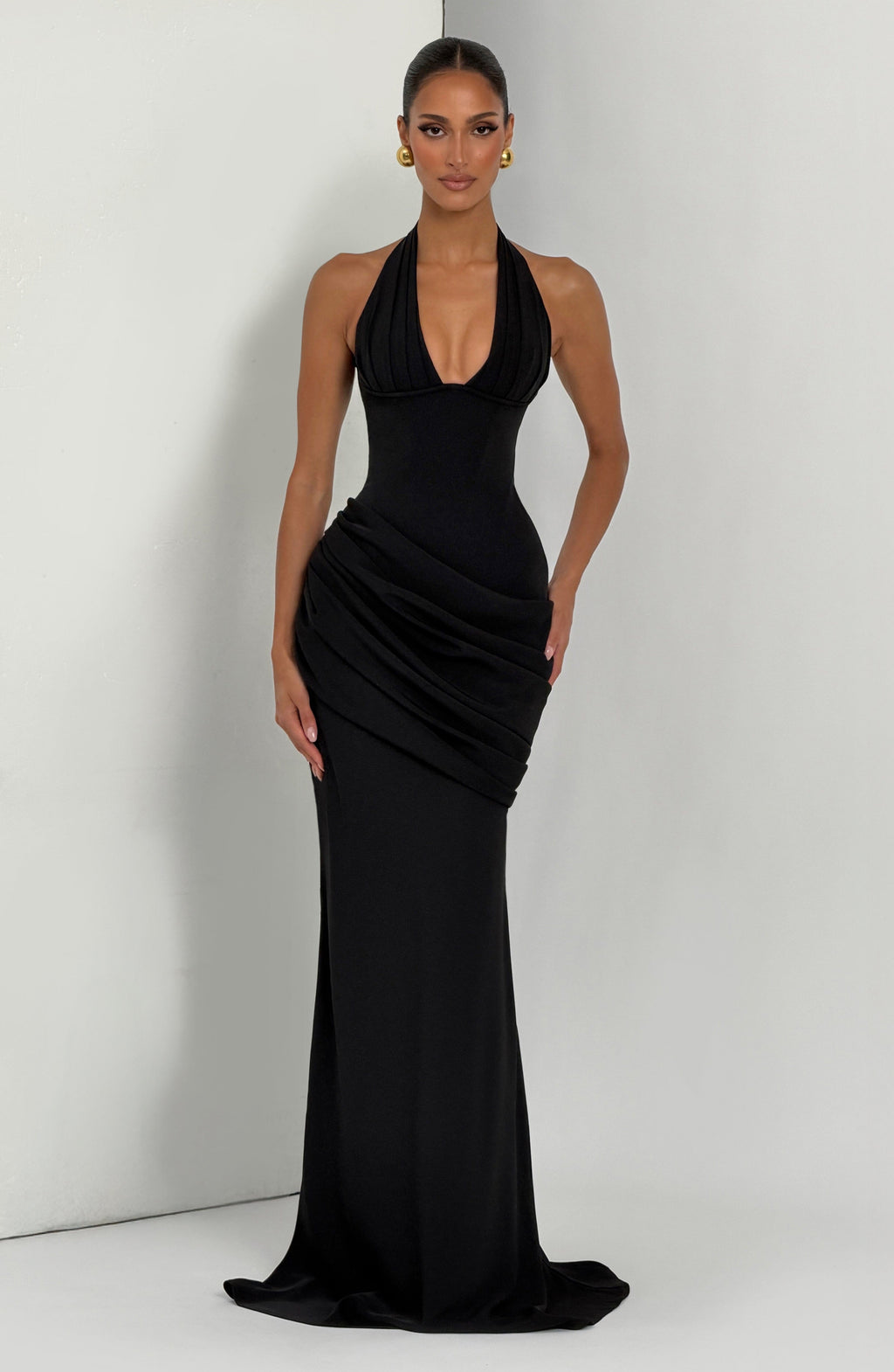 Noelia™ - Vestido Largo de Crepé