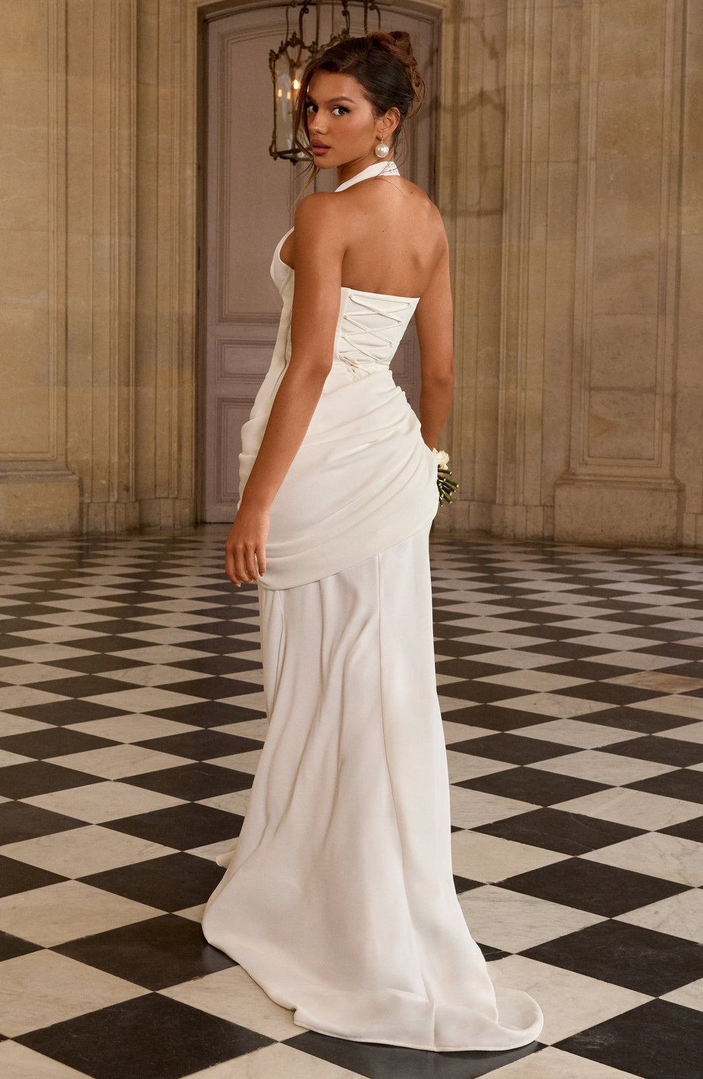 Noelia™ - Vestido Largo de Crepé