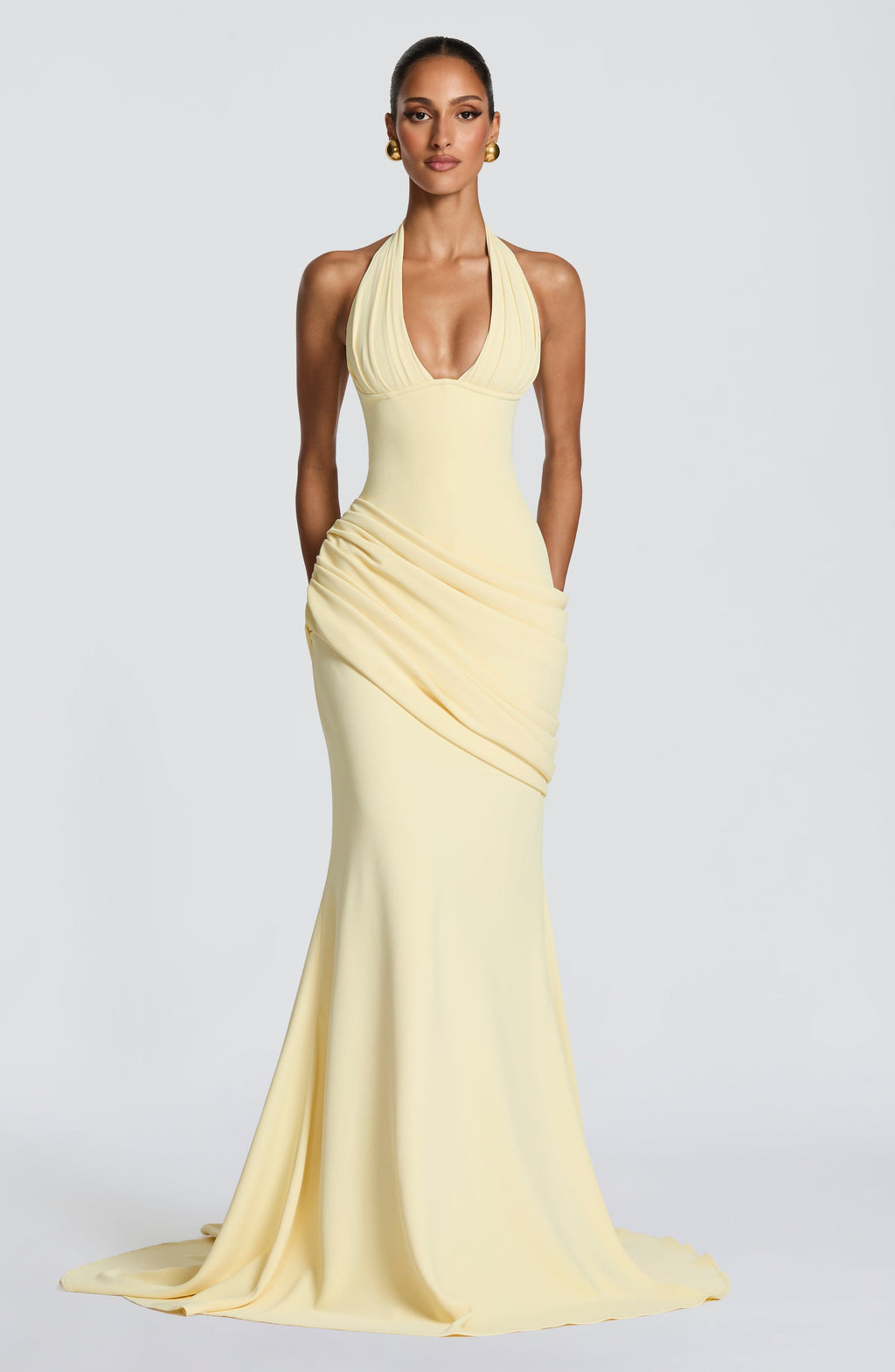 Noelia™ - Vestido Largo de Crepé