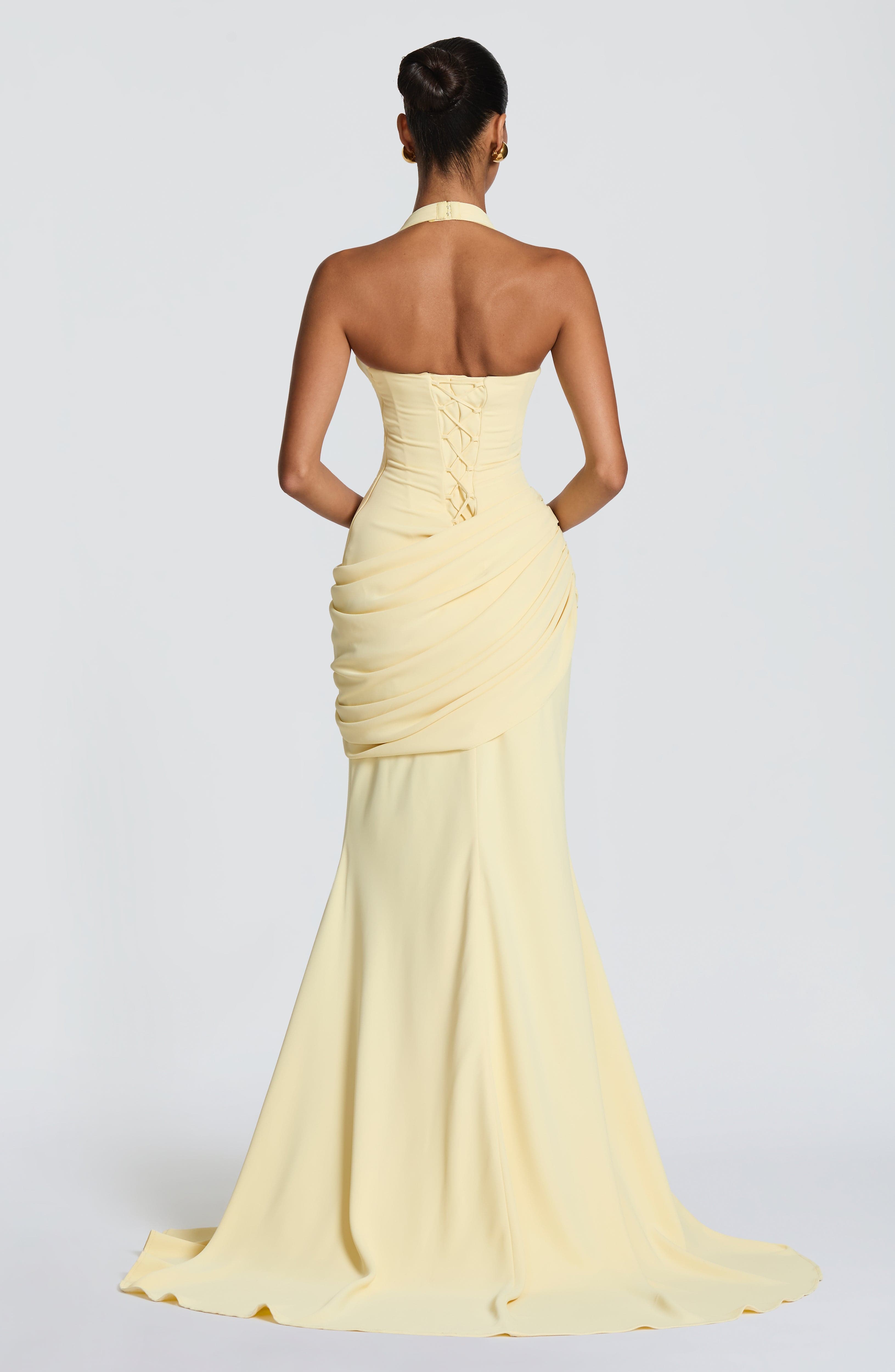 Noelia™ - Vestido Largo de Crepé