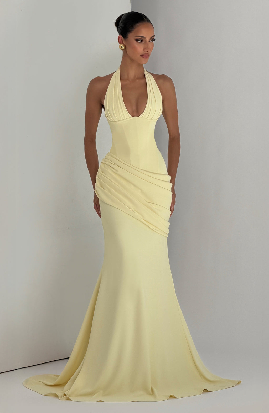 Noelia™ - Vestido Largo de Crepé