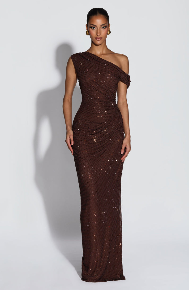 Otilia™ - Vestido Largo de Pedrería