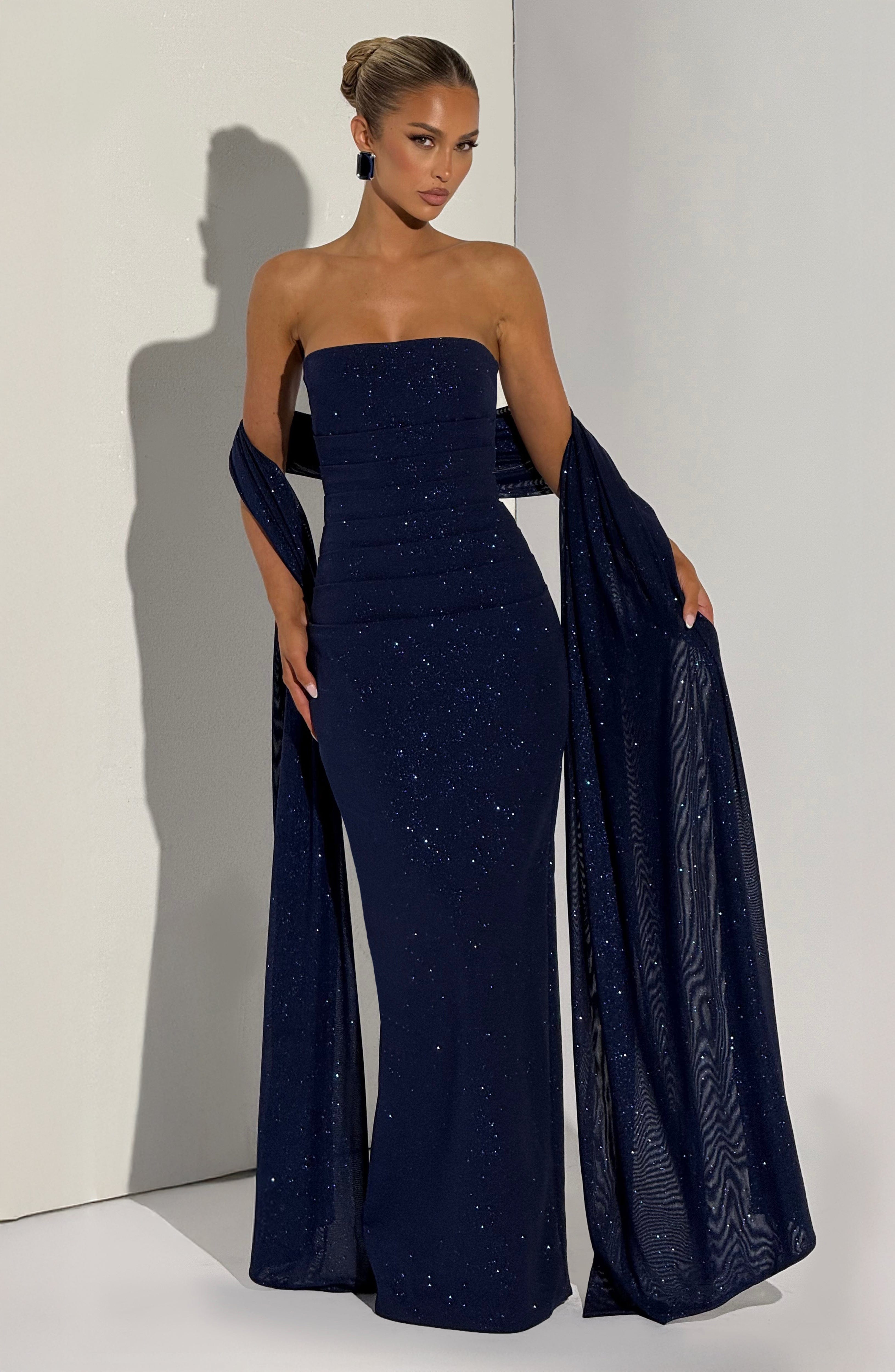 Valeria™ - Vestido de Gala en Crêpe