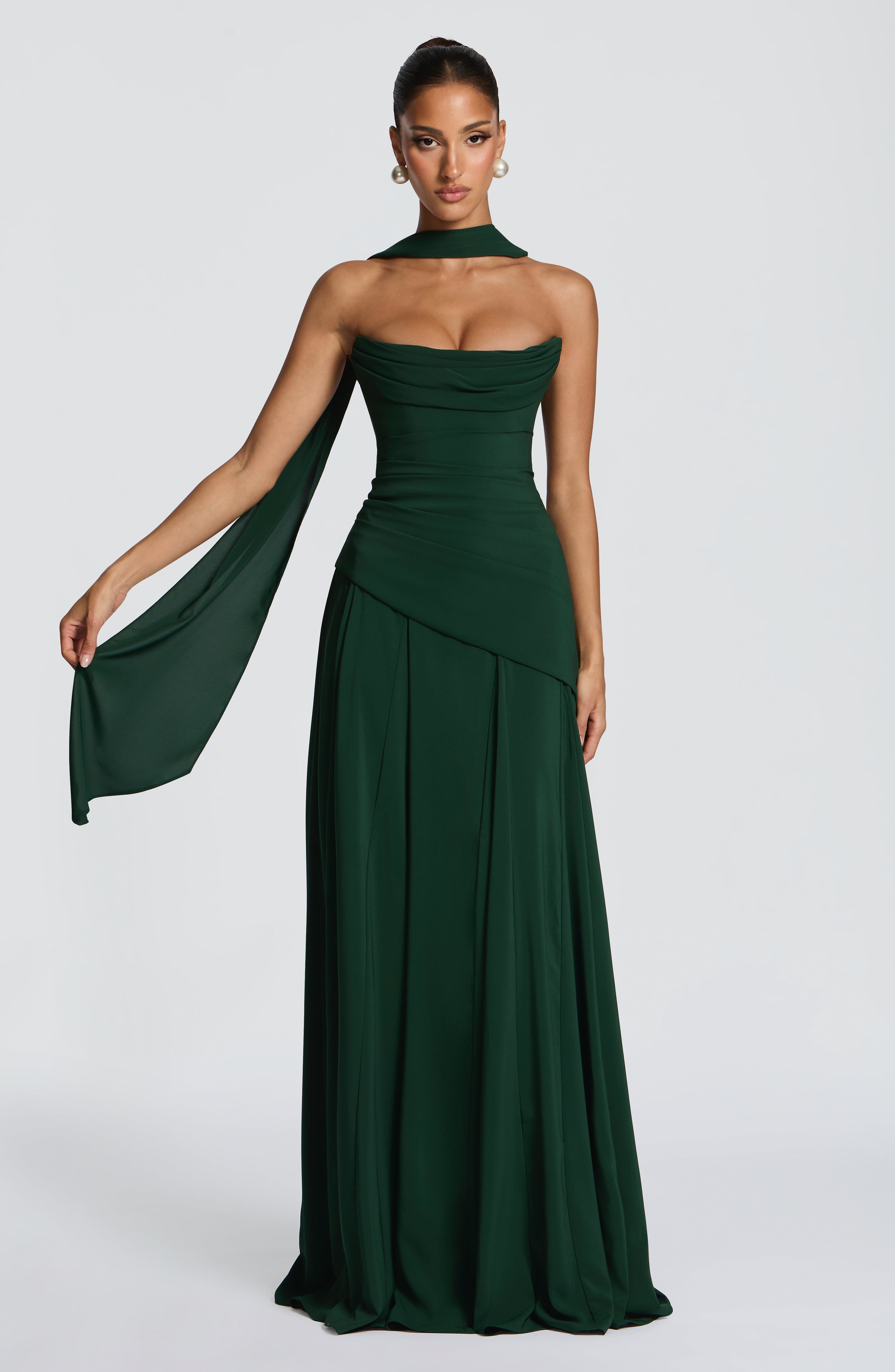 Patricia™ - Vestido Largo de Chifón