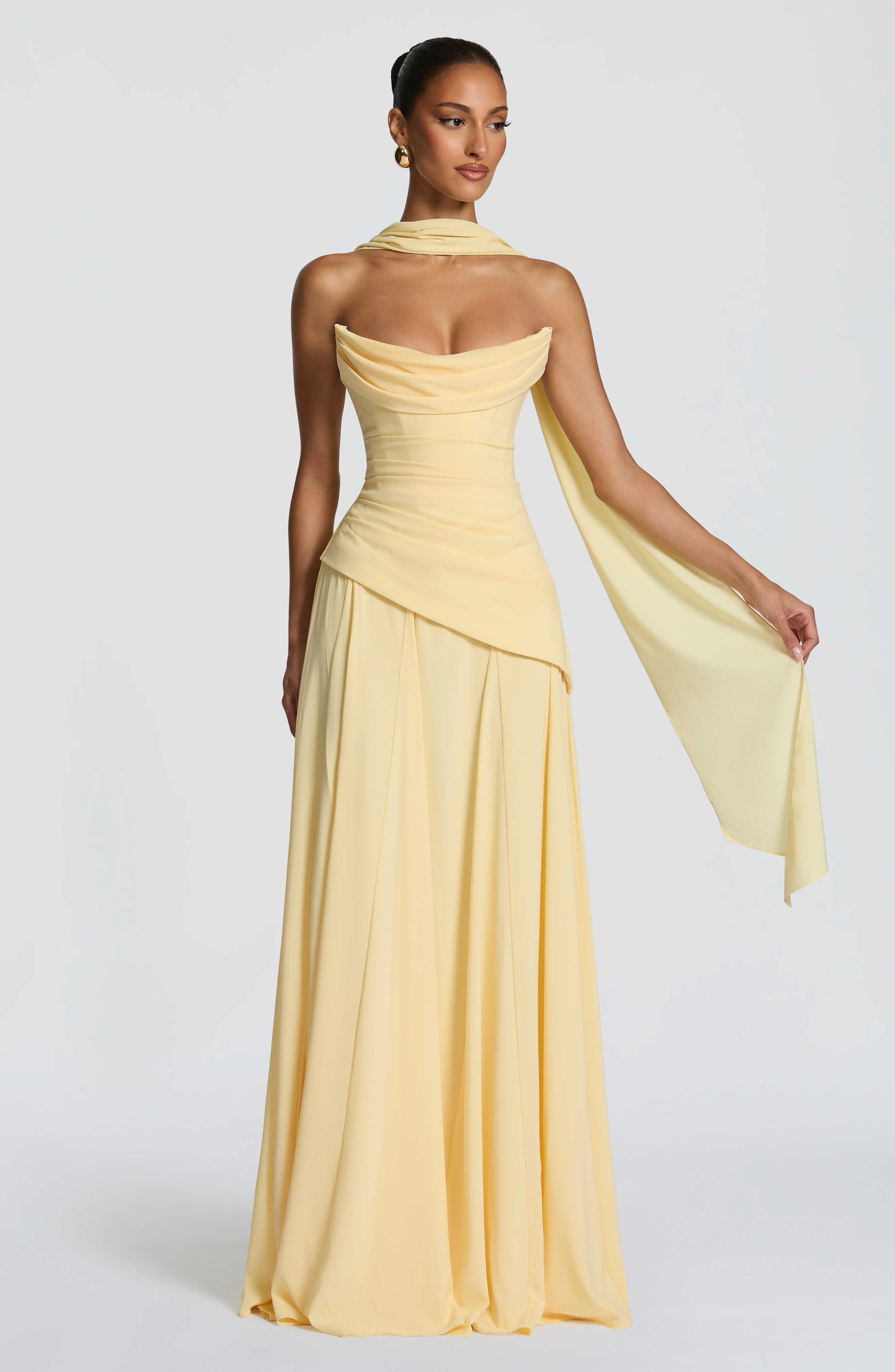 Patricia™ - Vestido Largo de Chifón