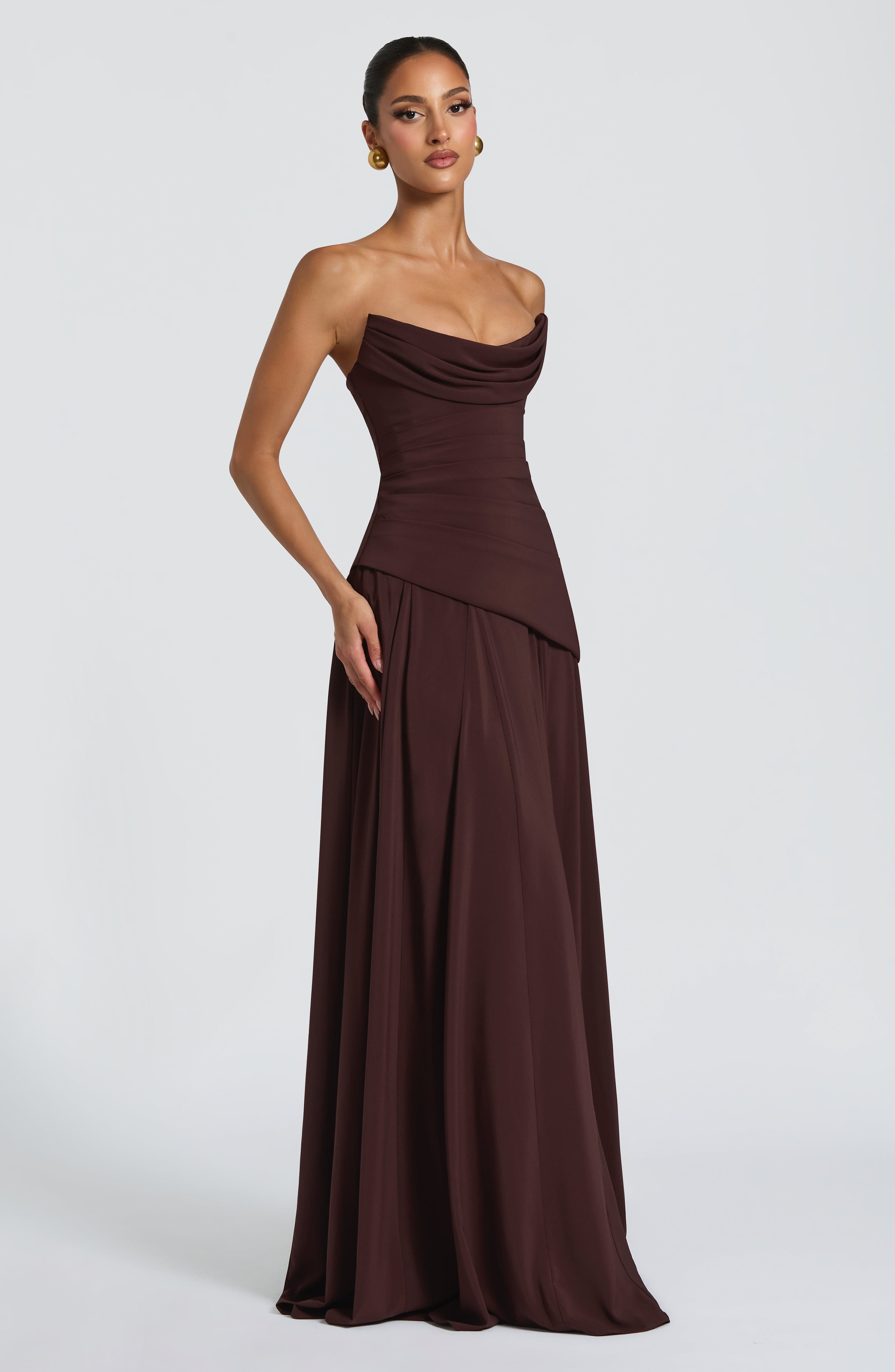 Patricia™ - Vestido Largo de Chifón