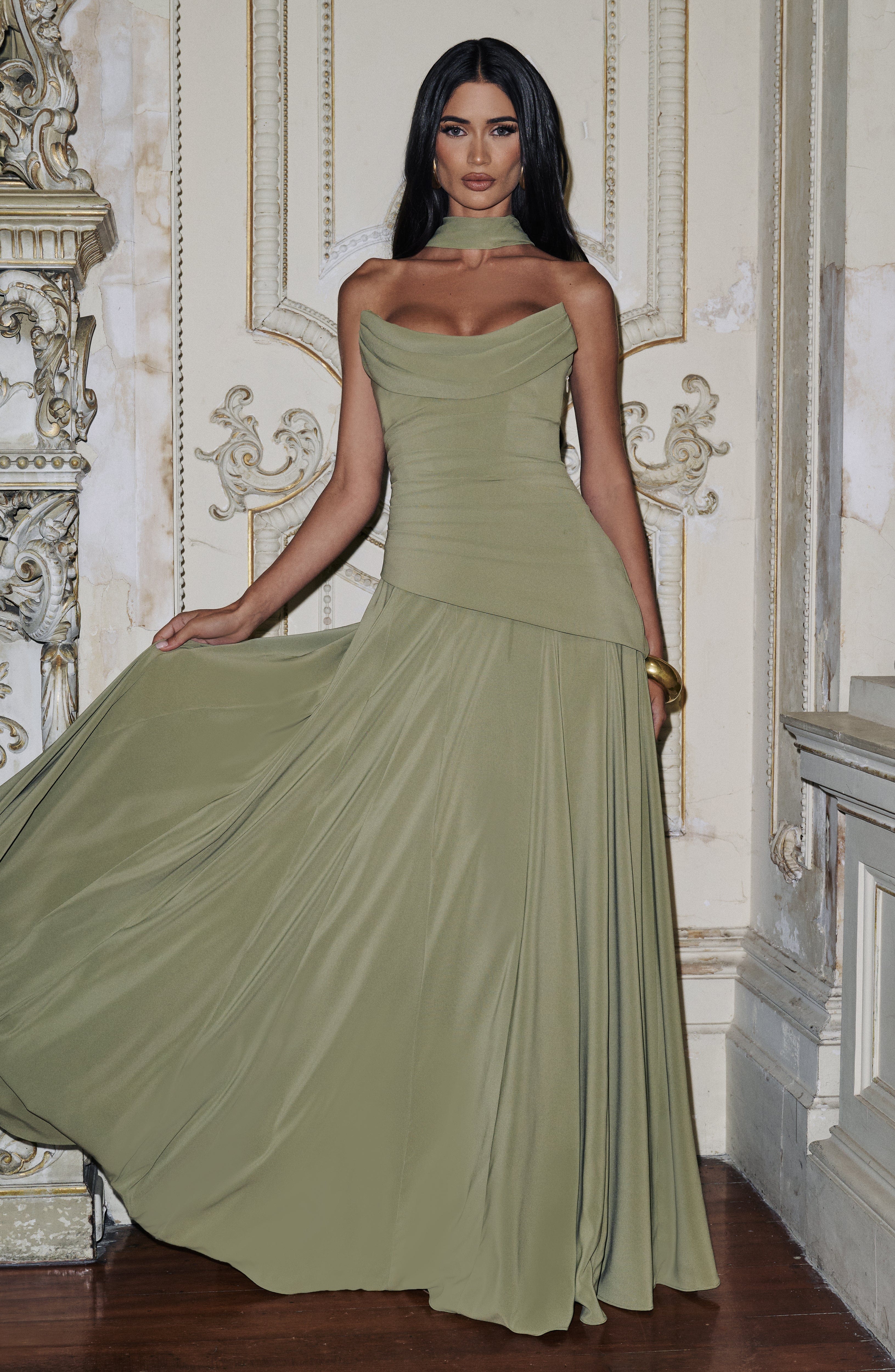 Patricia™ - Vestido Largo de Chifón