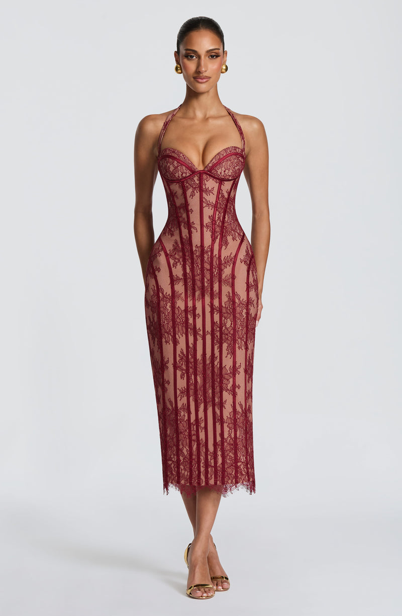 Rocío™ - Vestido Midi de Encaje