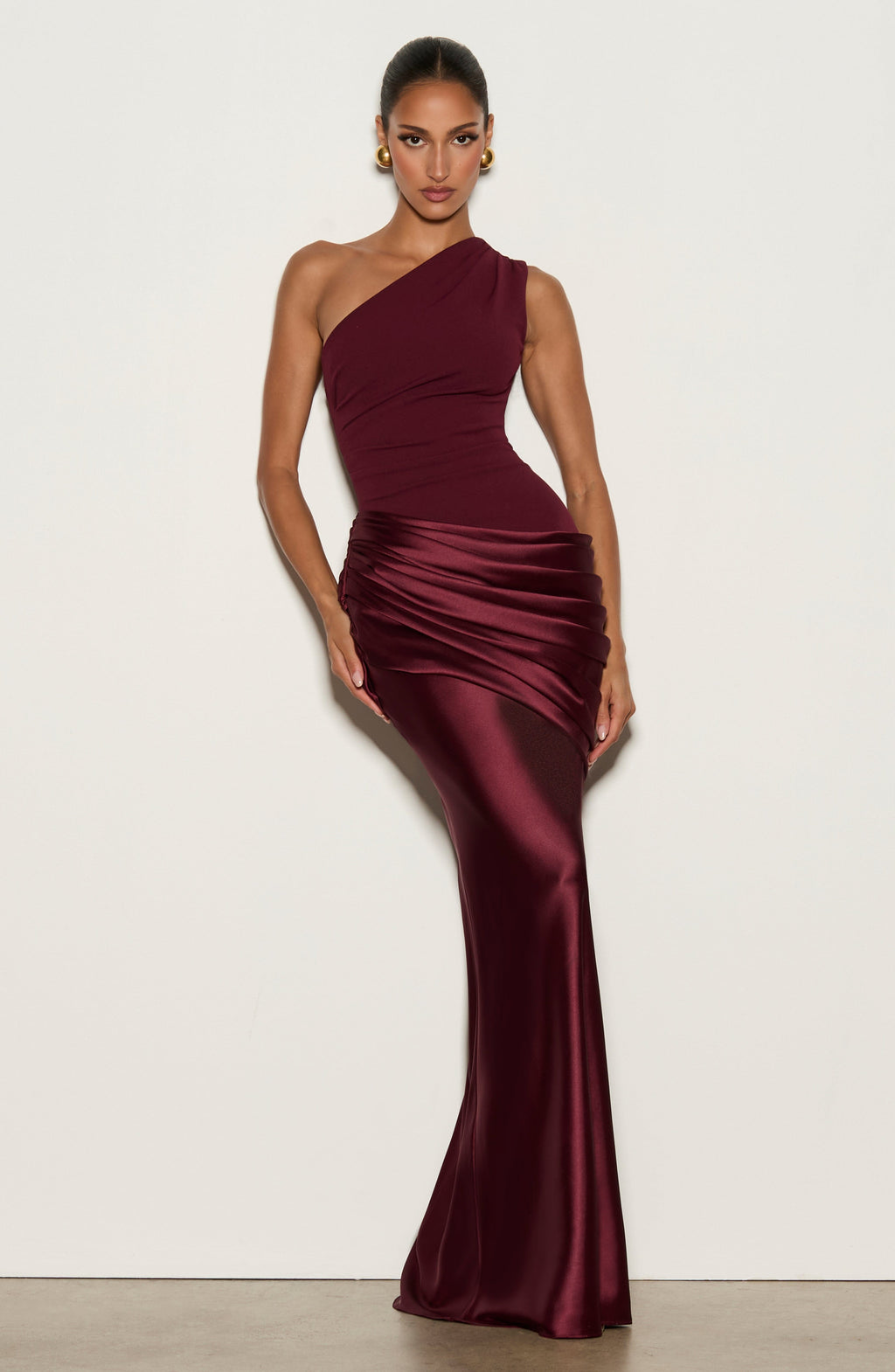 Sabina™ - Vestido Largo de Satén