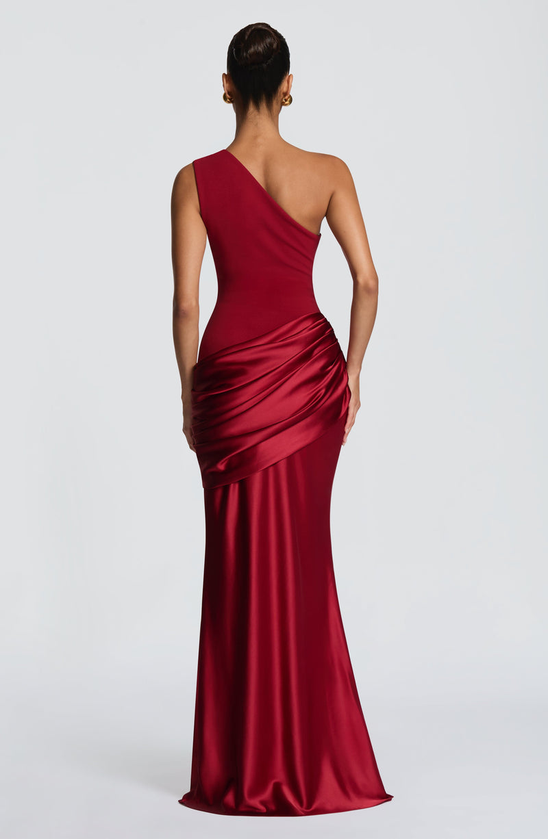 Sabina™ - Vestido Largo de Satén