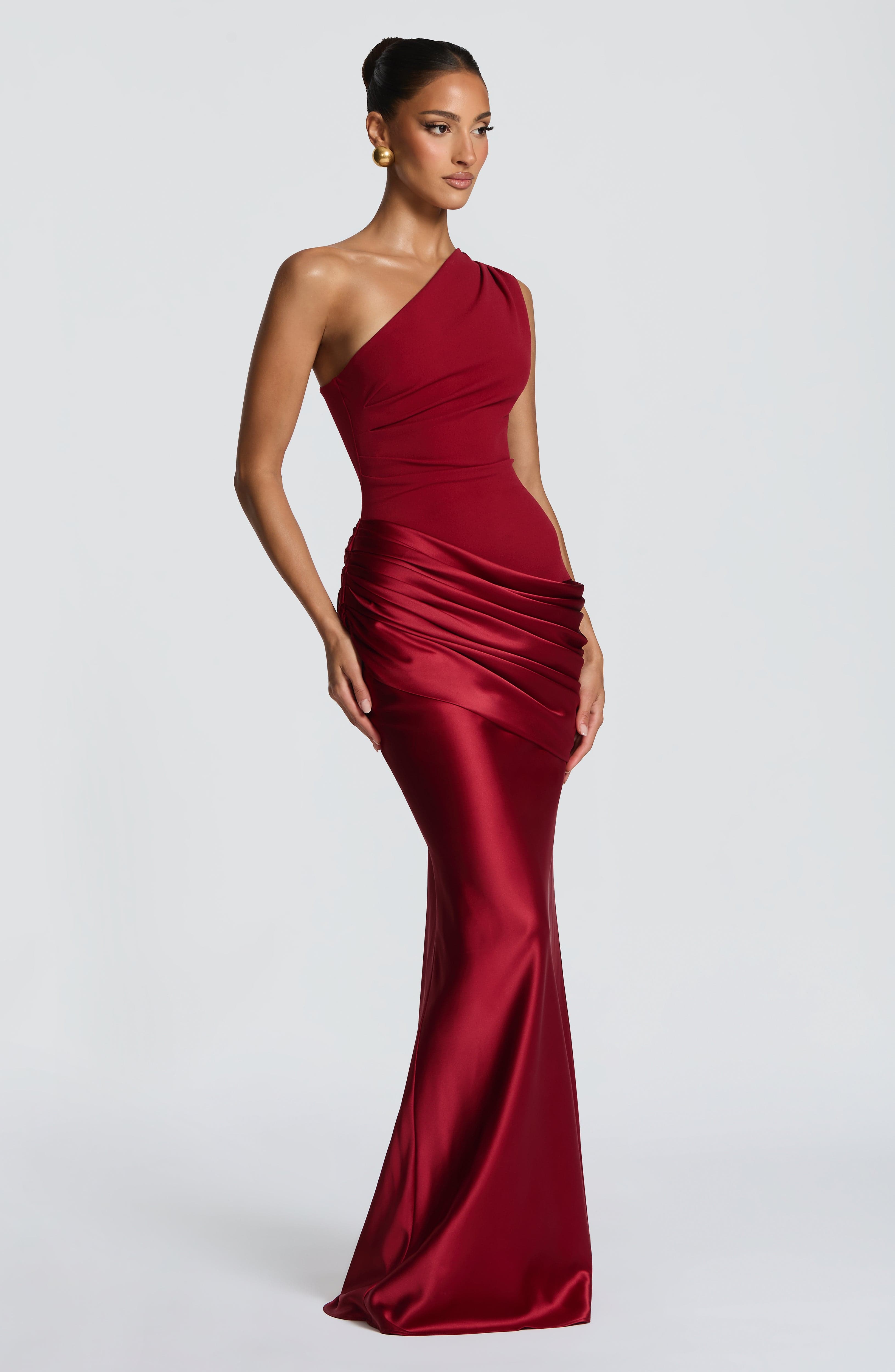 Sabina™ - Vestido Largo de Satén