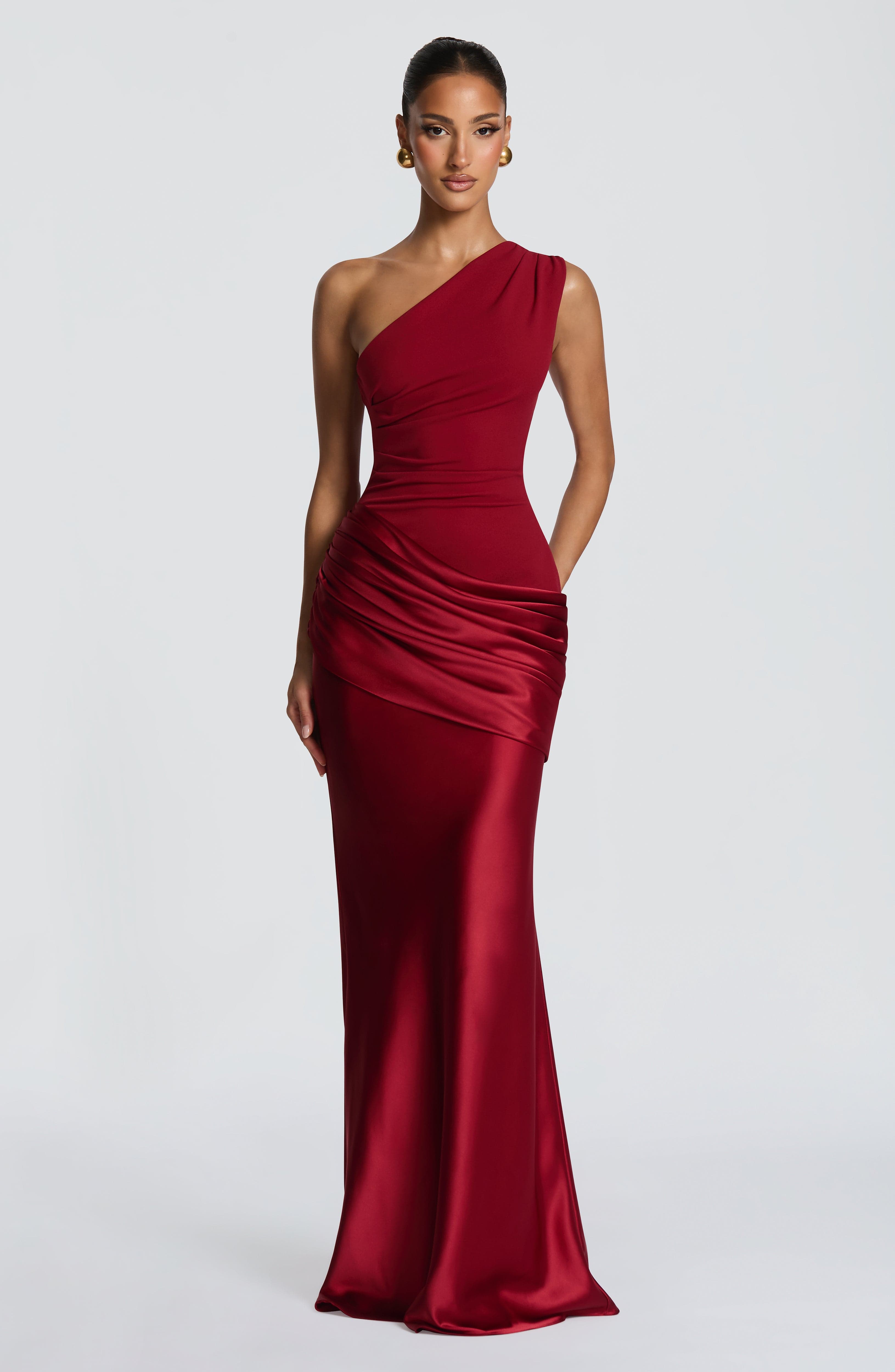Sabina™ - Vestido Largo de Satén