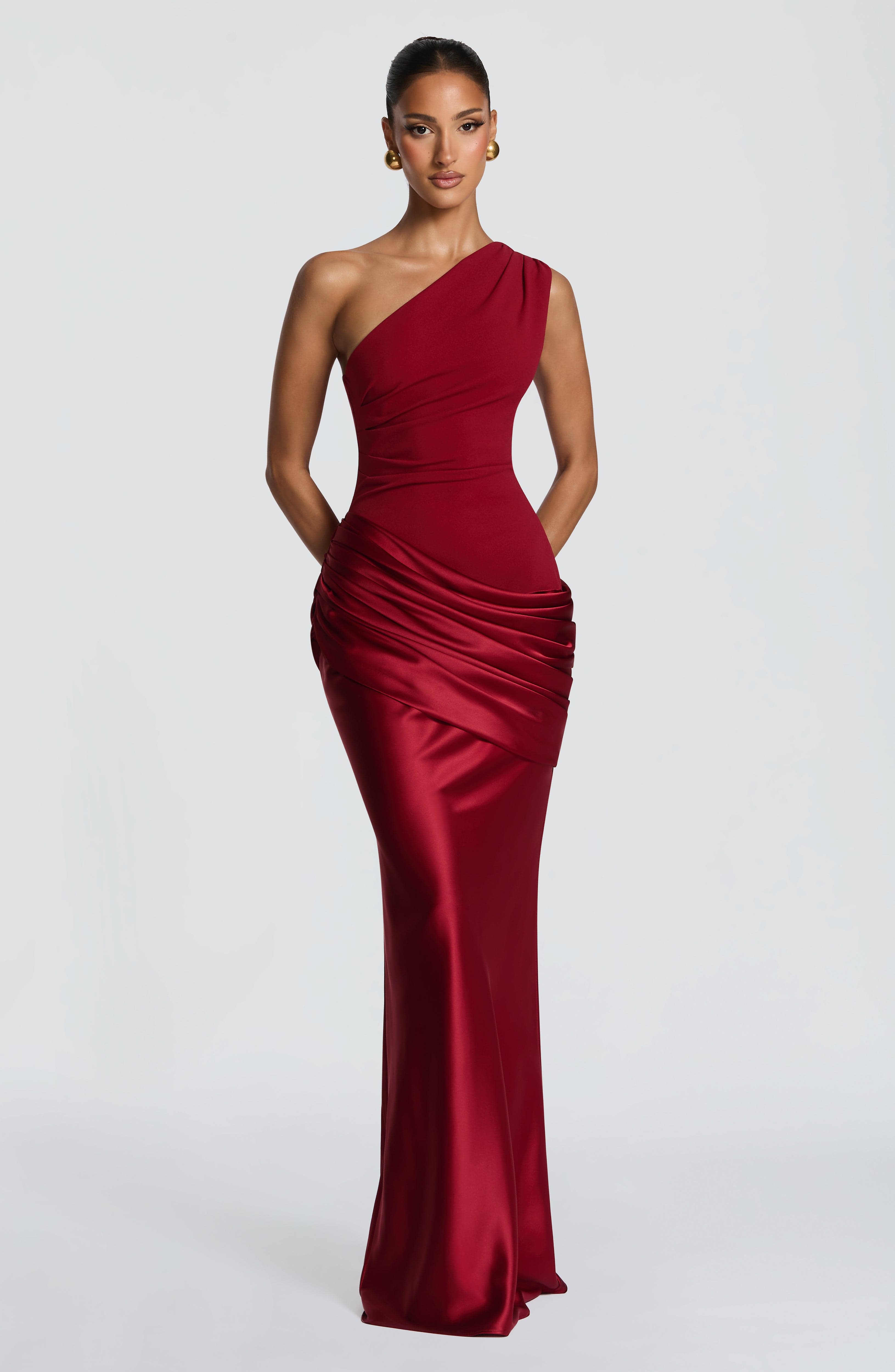 Sabina™ - Vestido Largo de Satén