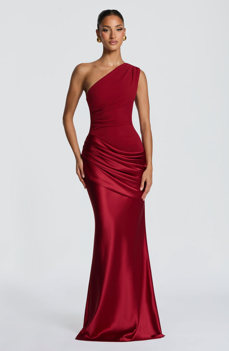Sabina™ - Vestido Largo de Satén