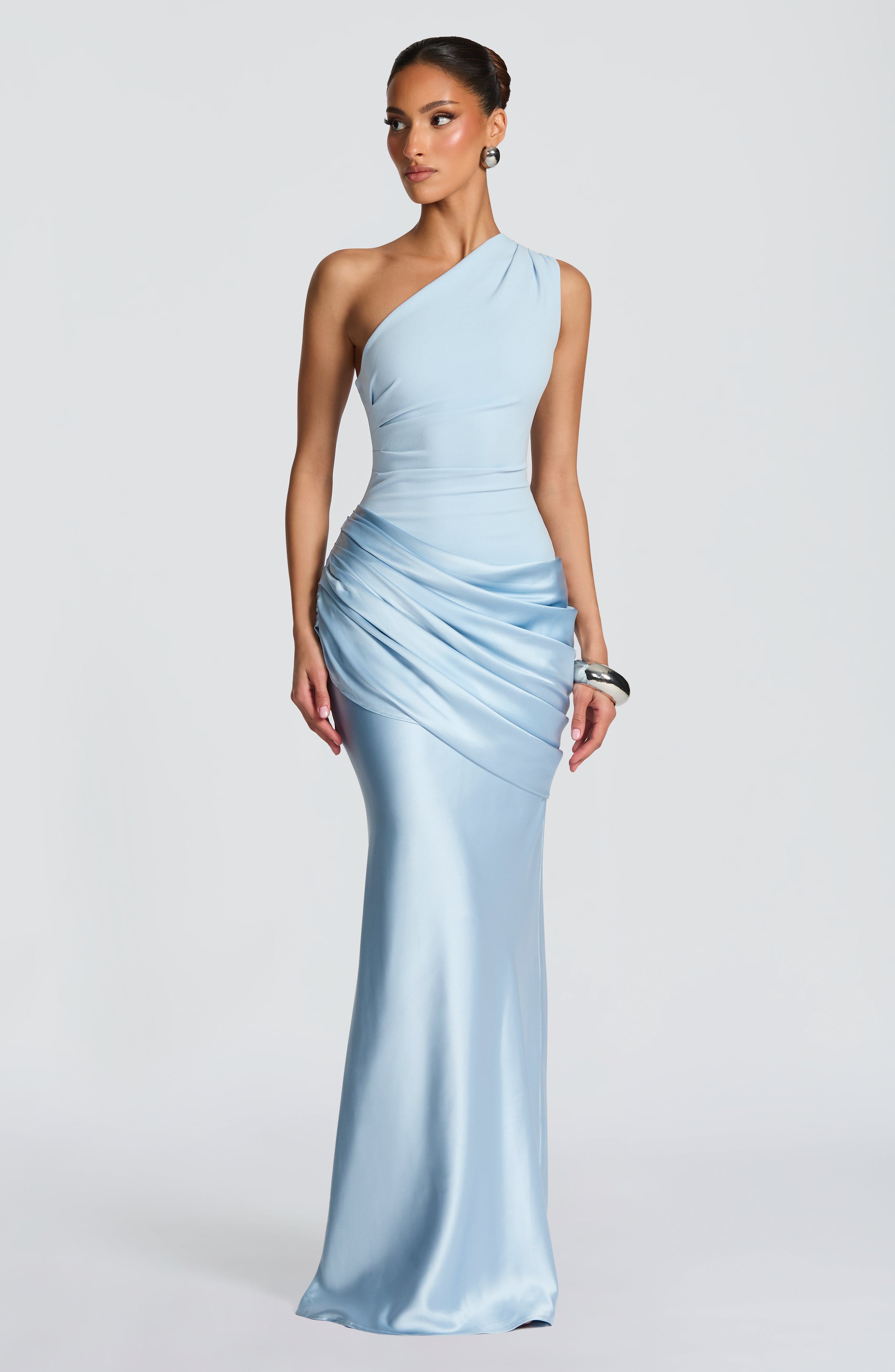 Sabina™ - Vestido Largo de Satén