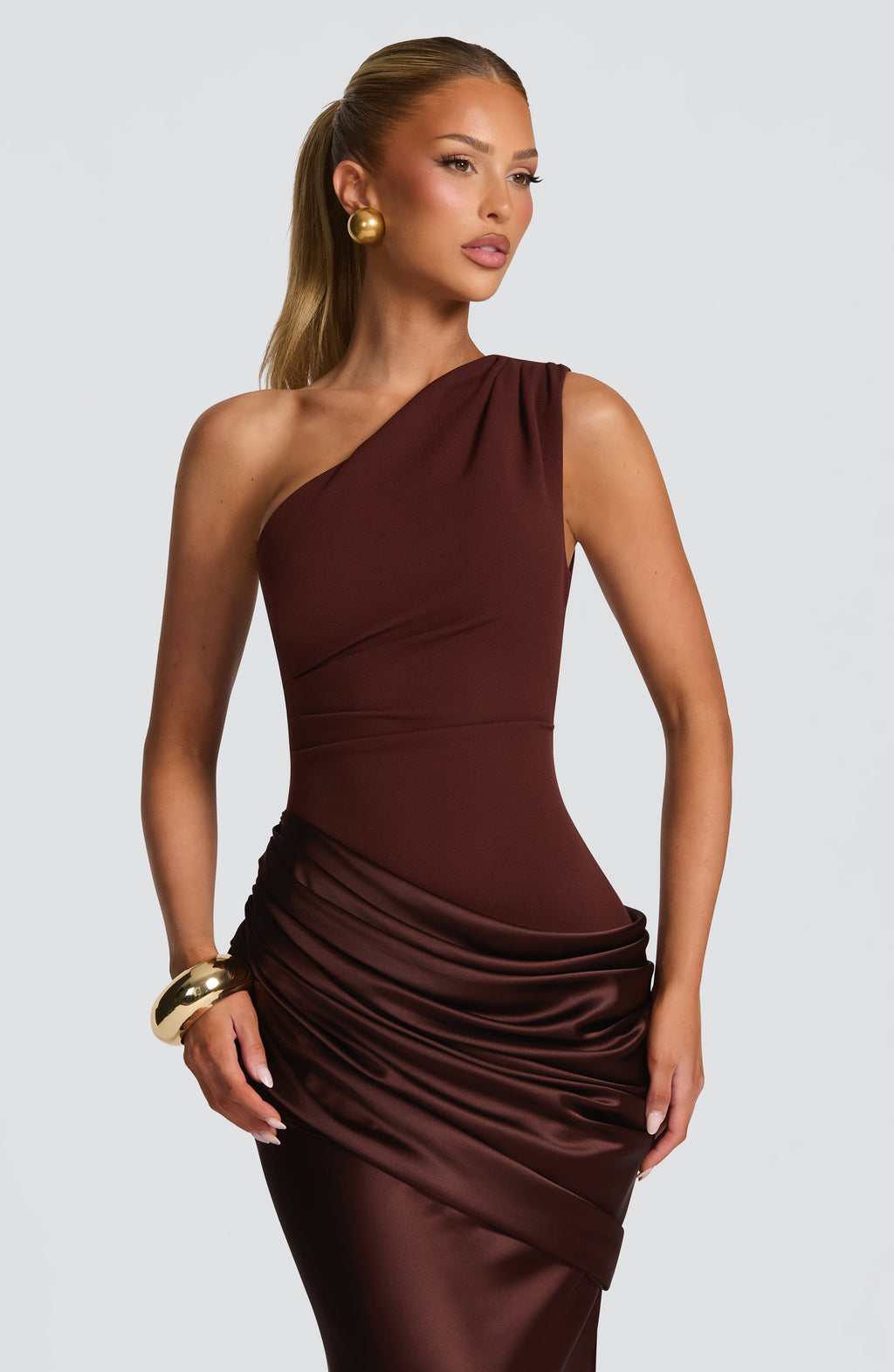 Sabina™ - Vestido Largo de Satén