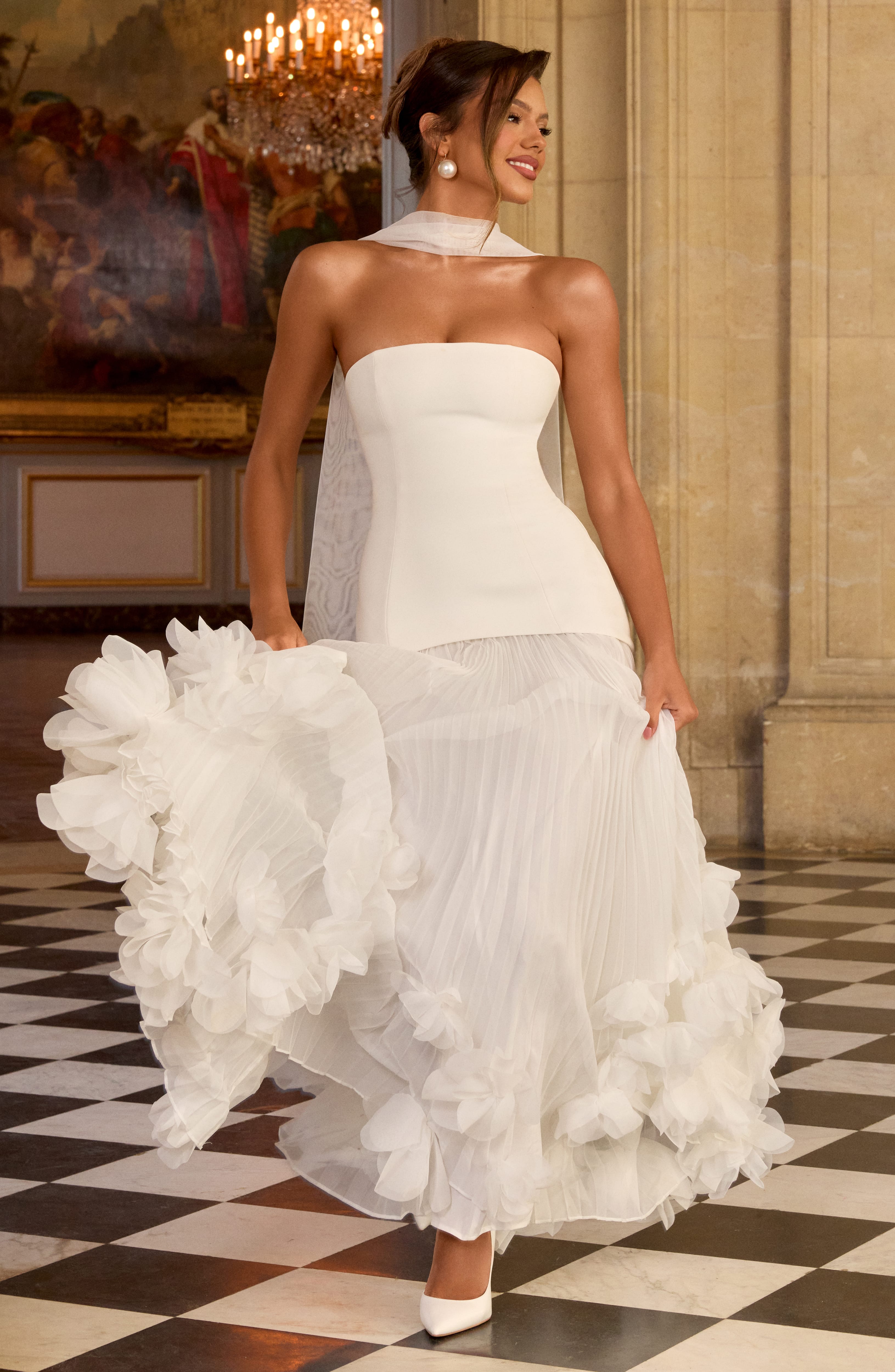 Serafina™ - Vestido Largo con Apliques