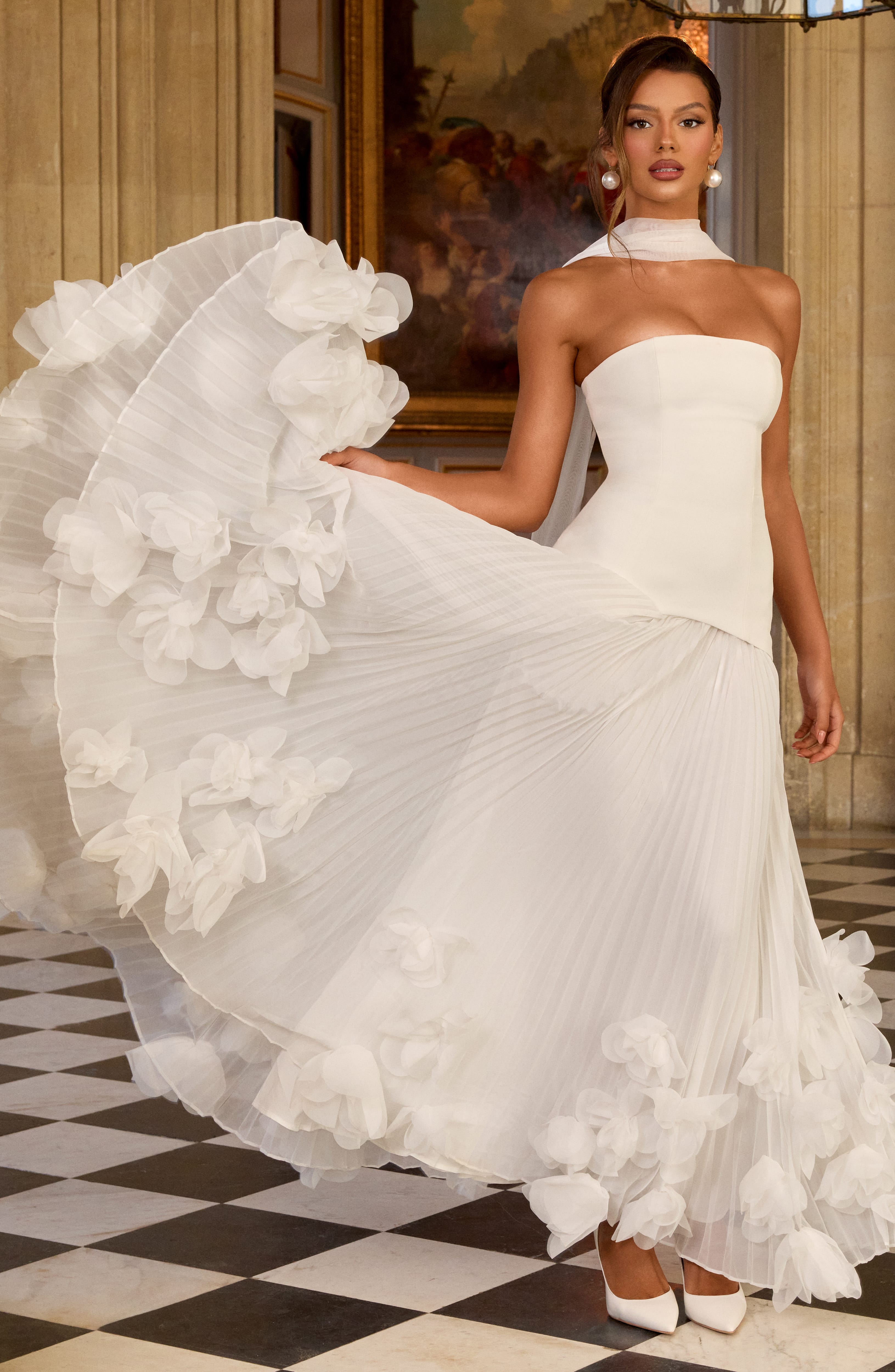 Serafina™ - Vestido Largo con Apliques