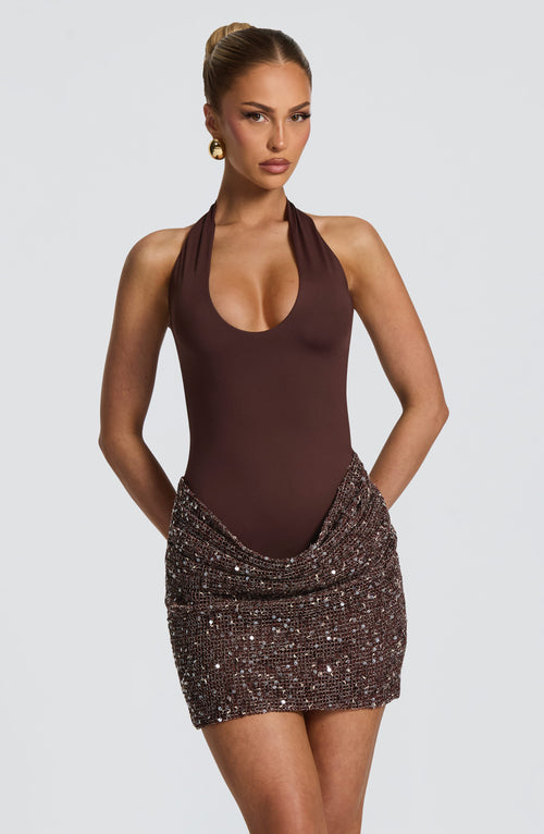 Andrea™ - Vestido Corto de Lentejuelas
