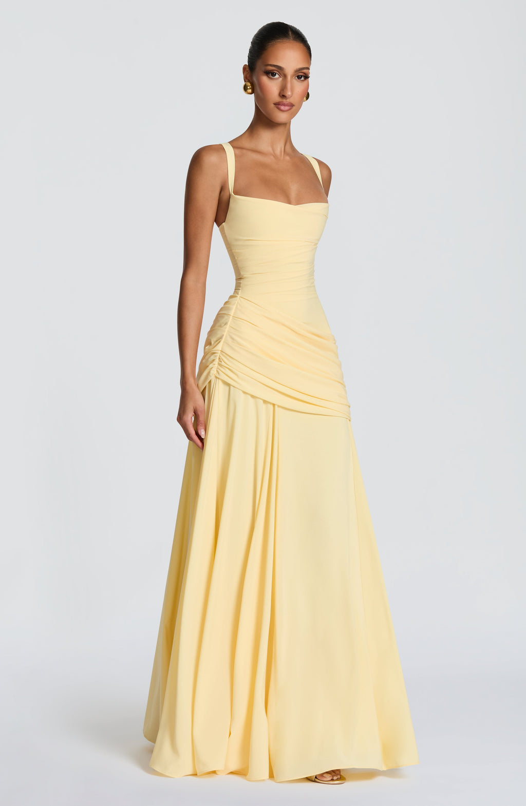 Sara™ - Vestido Largo de Chifón