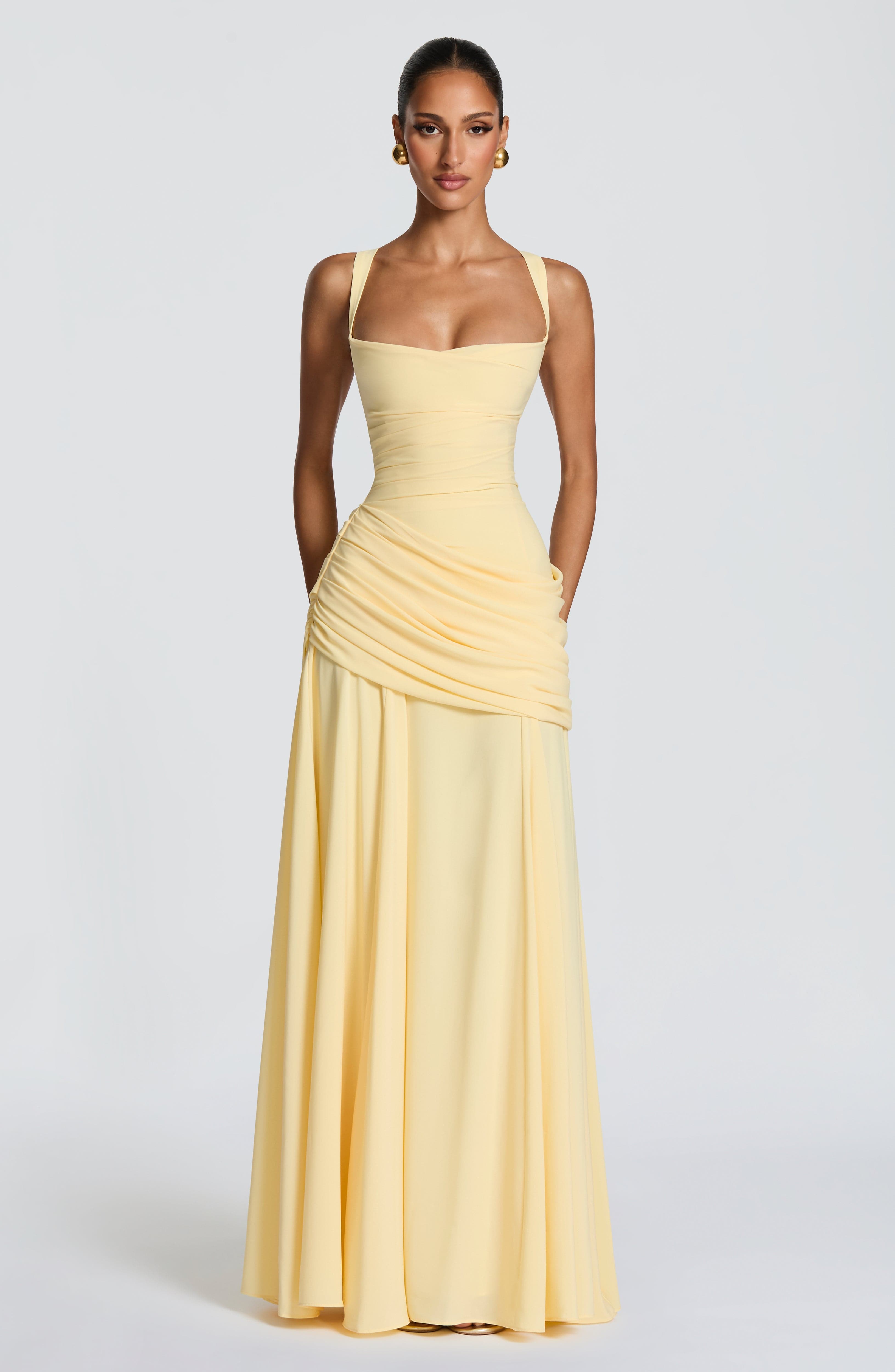 Sara™ - Vestido Largo de Chifón