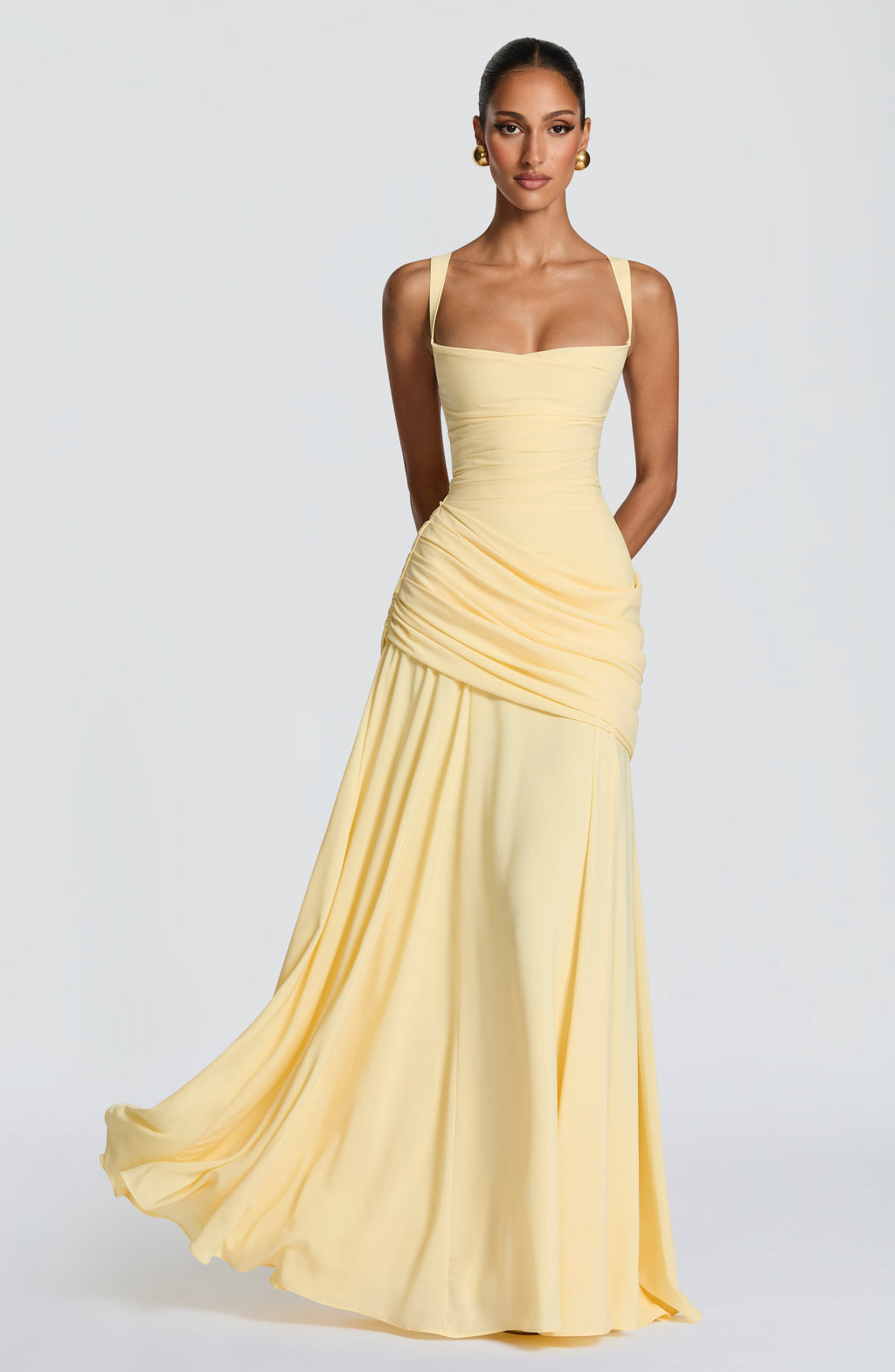 Sara™ - Vestido Largo de Chifón