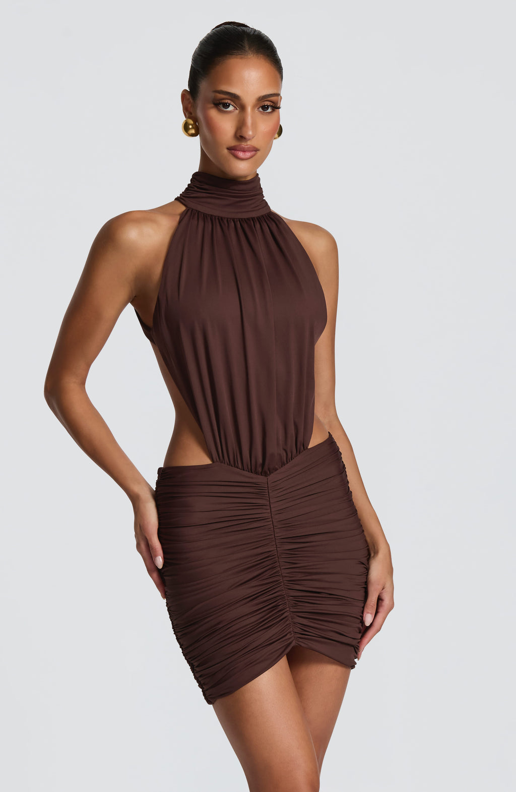 Rocío™ - Vestido Mini Fruncido Strapless