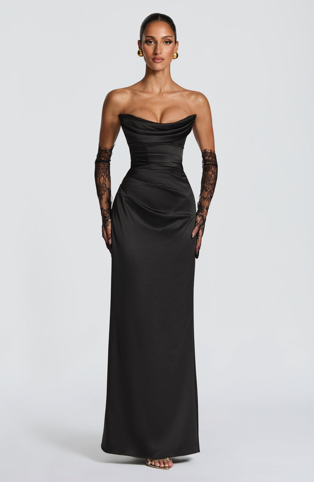 Vega™ - Vestido Largo de Satén