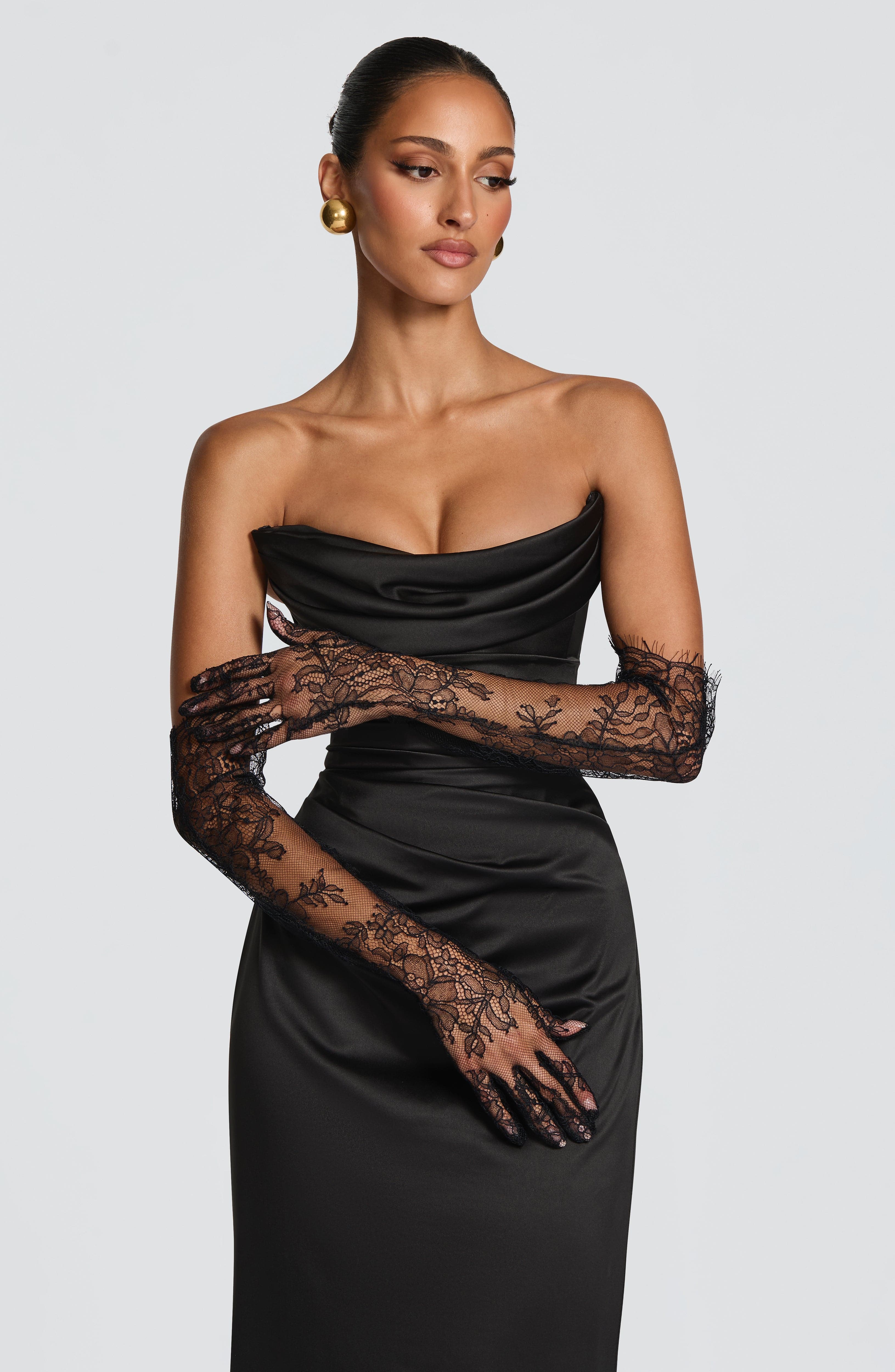 Vega™ - Vestido Largo de Satén