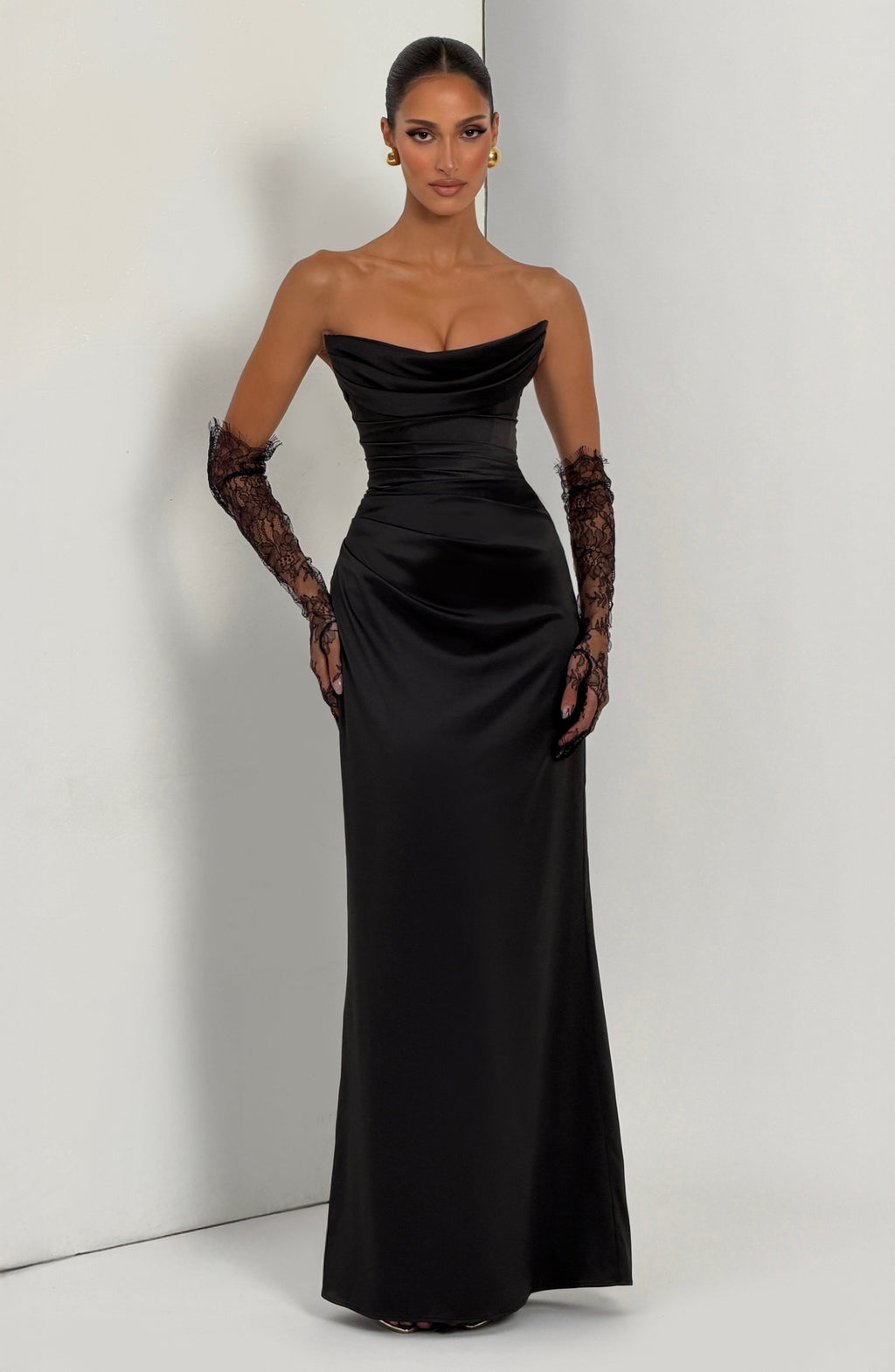 Vega™ - Vestido Largo de Satén