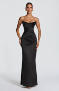Vega™ - Vestido Largo de Satén