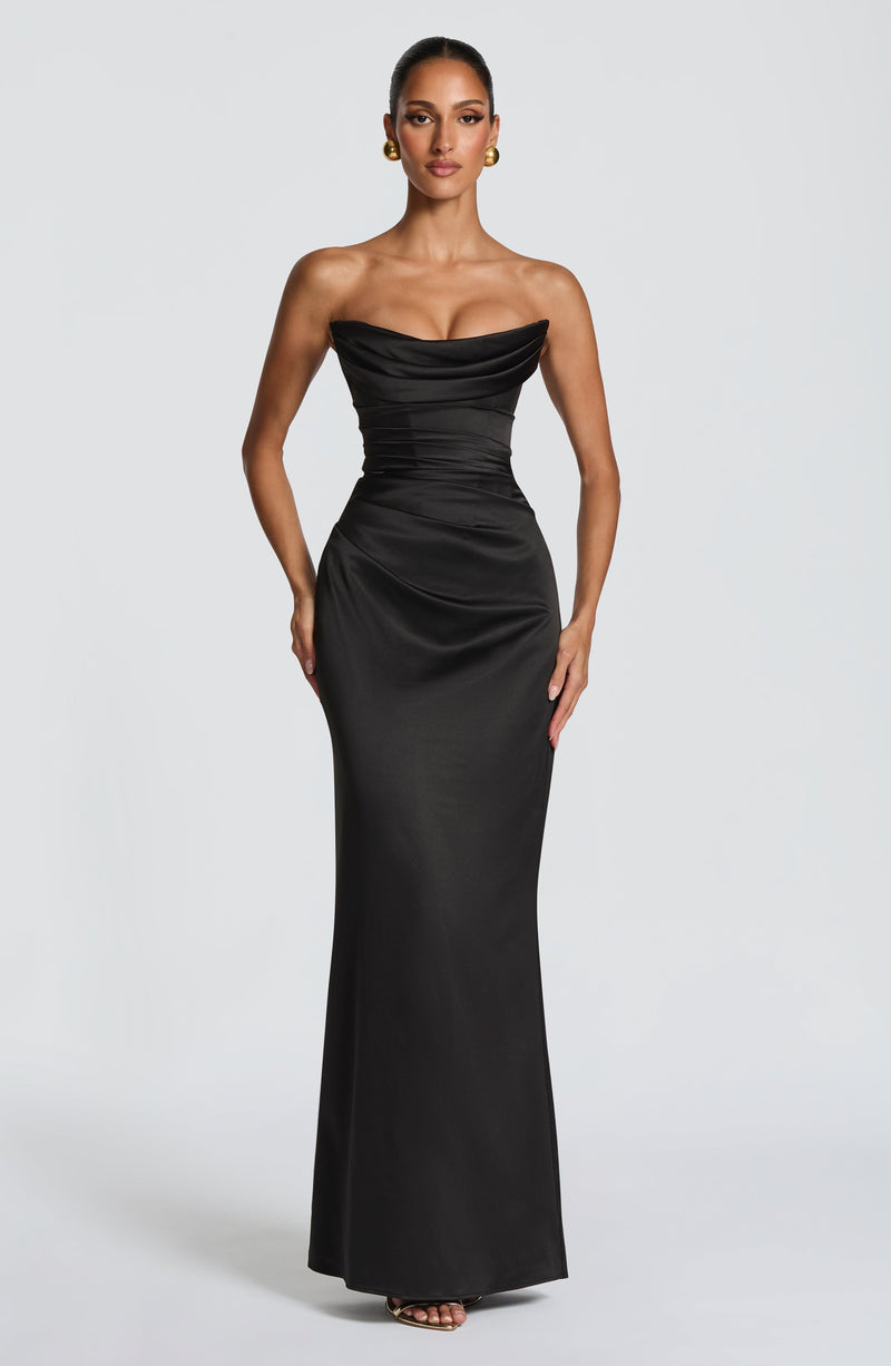 Vega™ - Vestido Largo de Satén