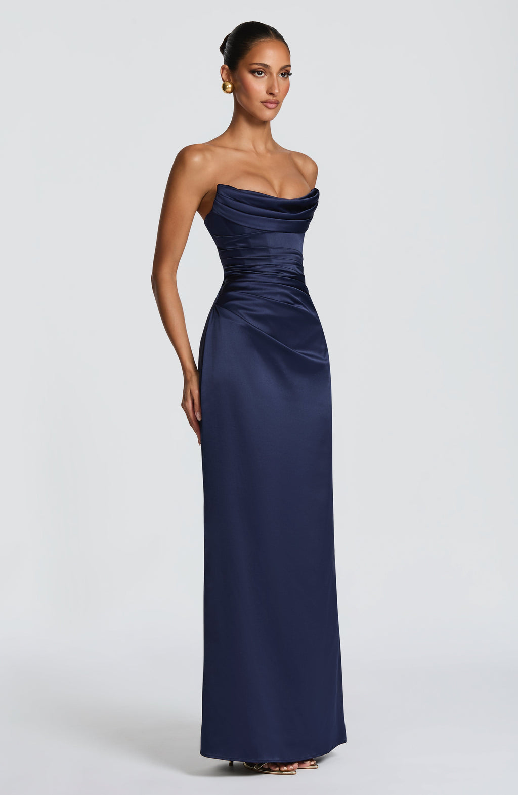 Vega™ - Vestido Largo de Satén