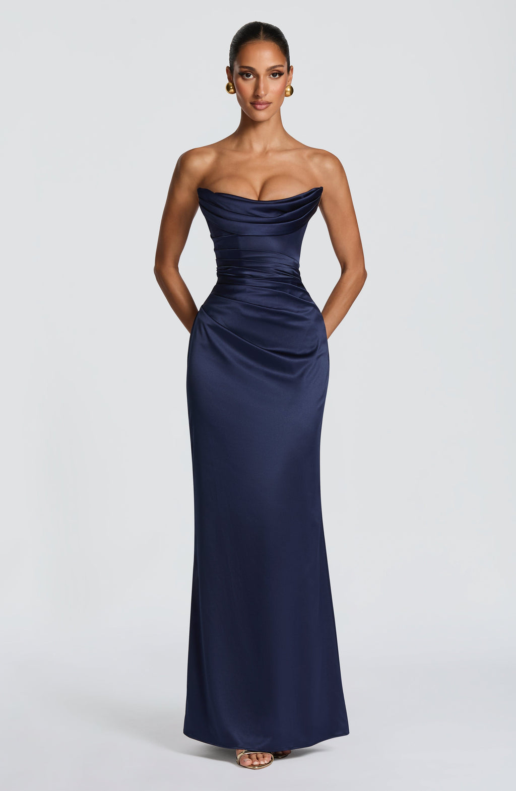 Vega™ - Vestido Largo de Satén