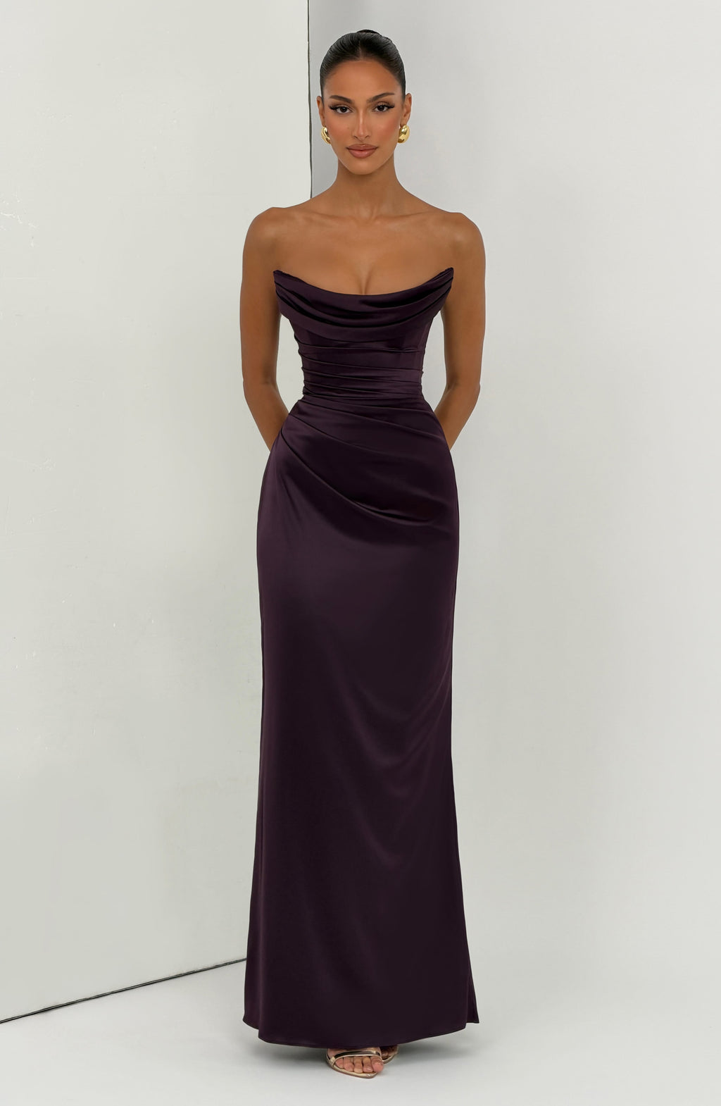 Vega™ - Vestido Largo de Satén