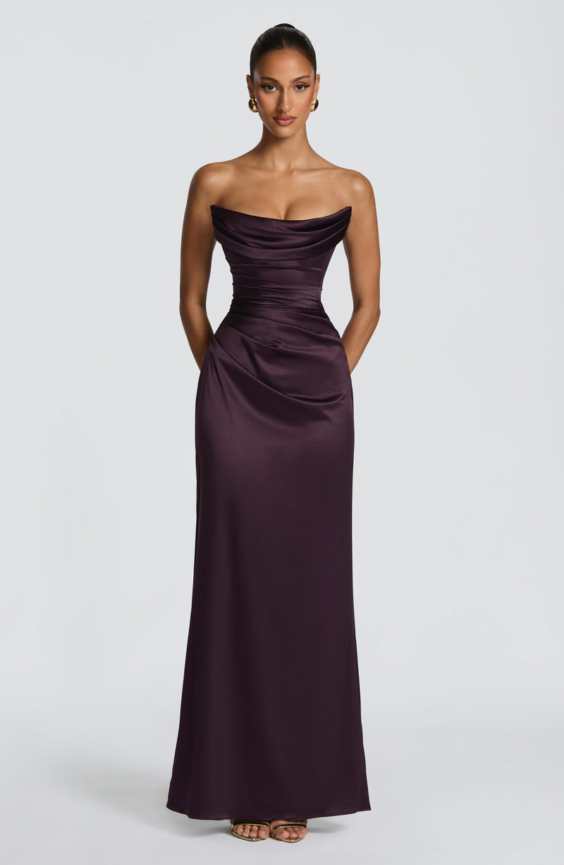 Vega™ - Vestido Largo de Satén
